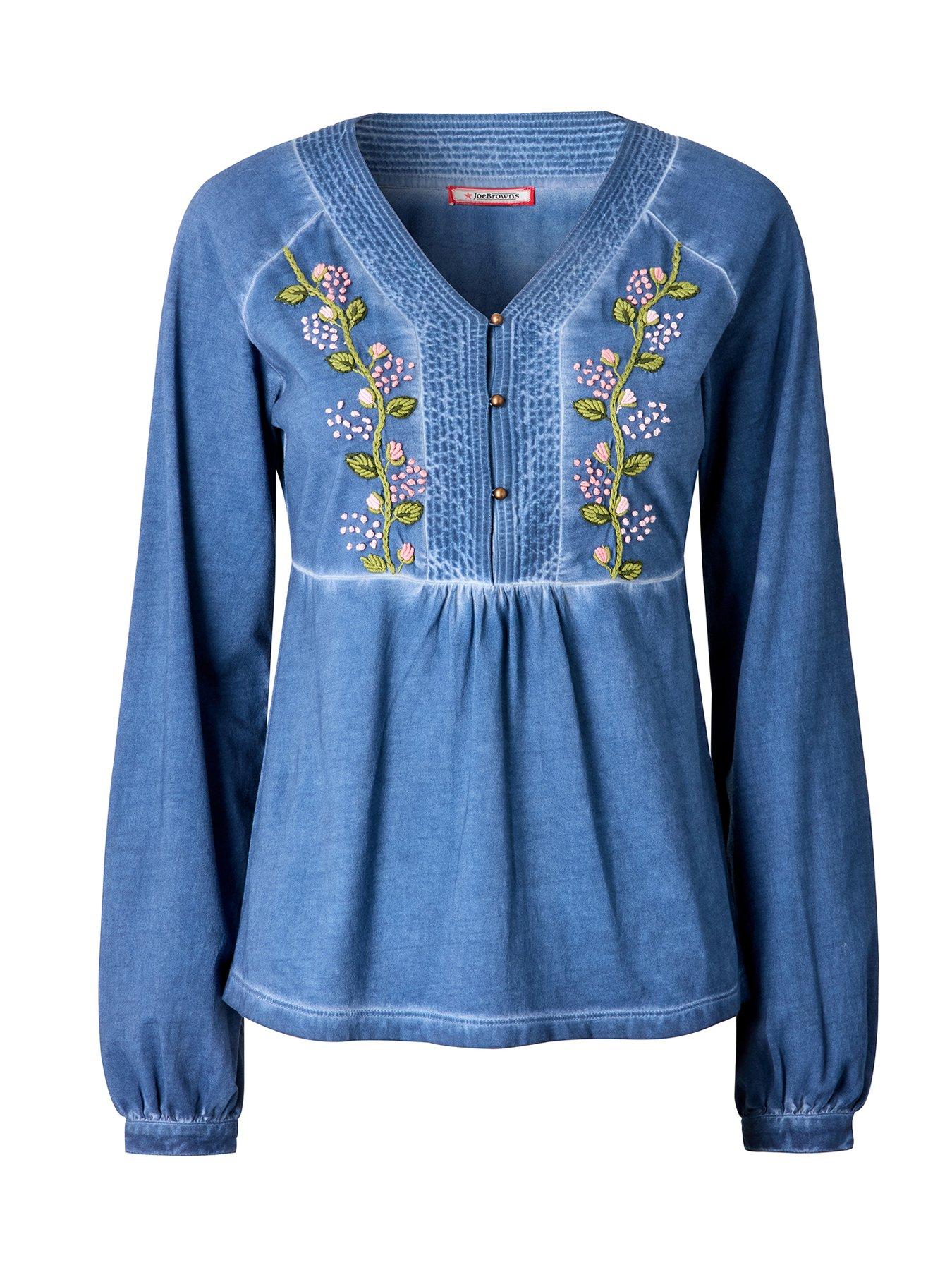joe-browns-remarkable-embroidered-v-neck-top-bluedetail