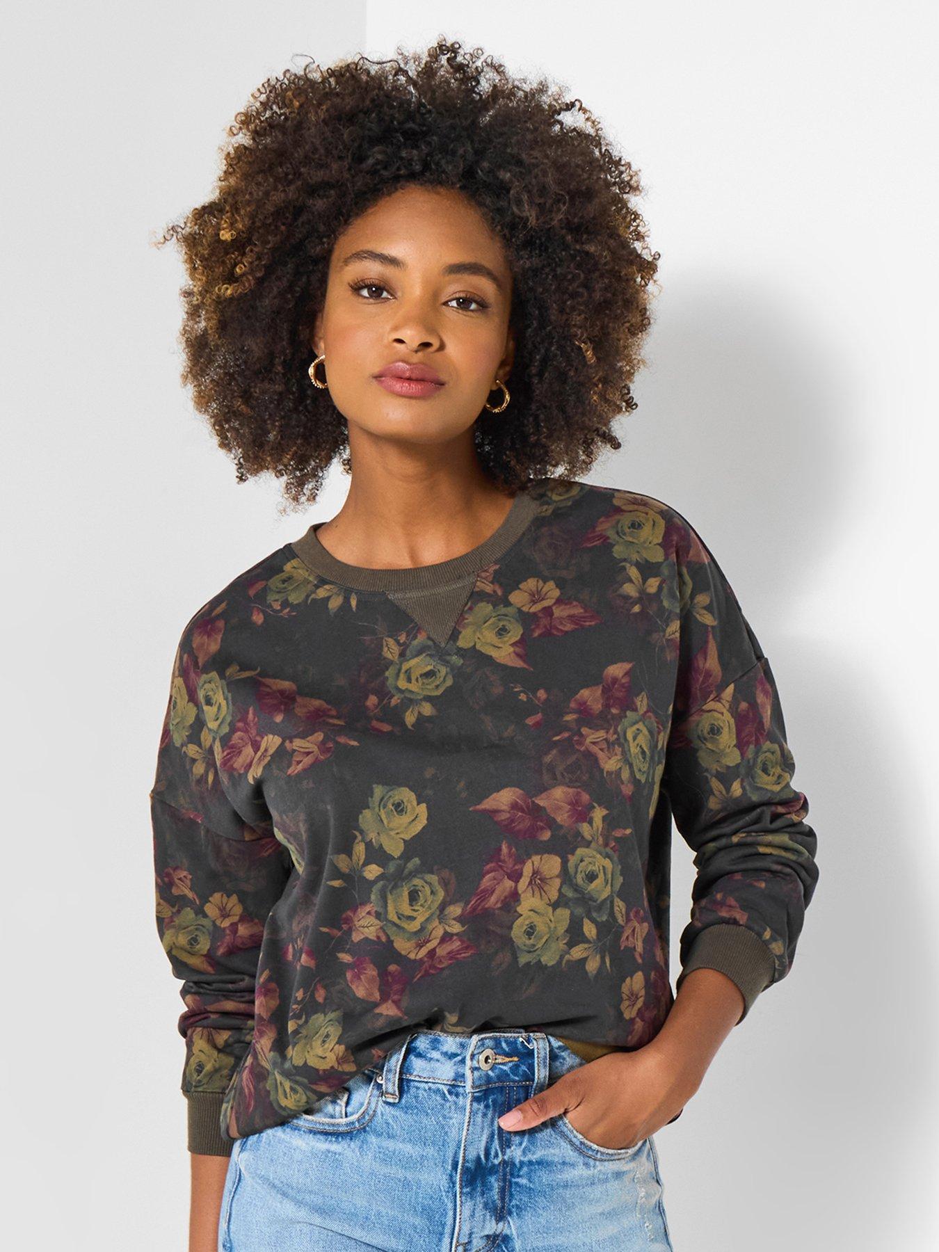 Joe Browns Forever Floral Printed Sweatshirt - Pink