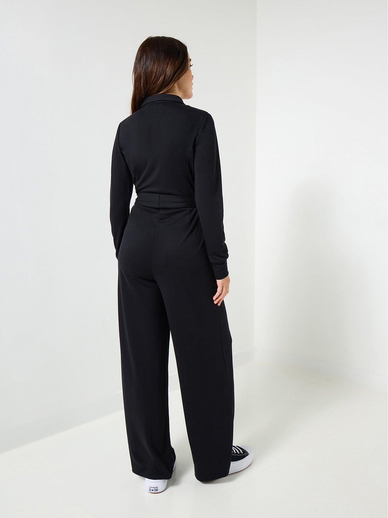 joe-browns-essential-stretch-zip-up-jumpsuit-blackstillFront