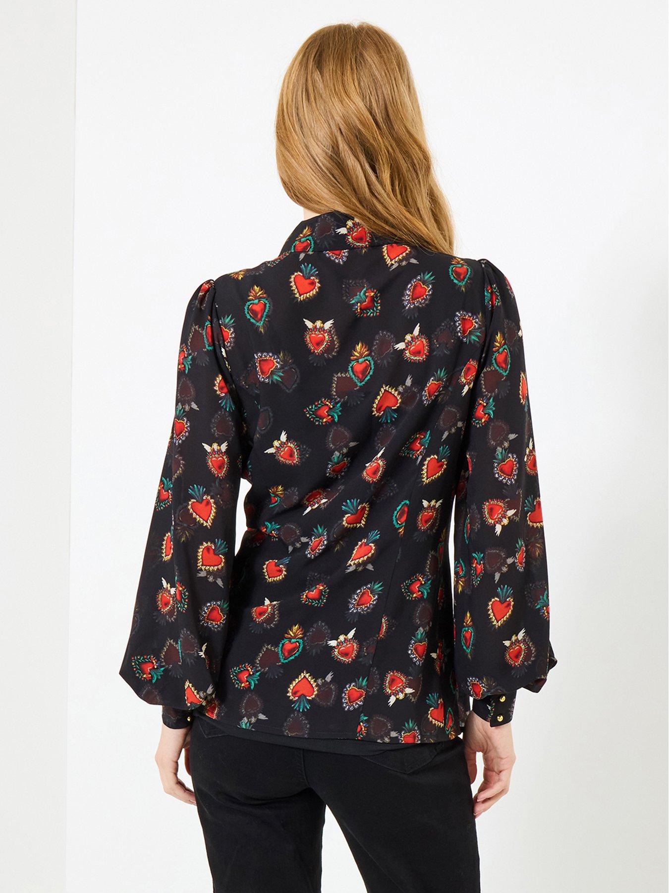 joe-browns-heart-print-georgette-blouse-with-cami-blackoutfit