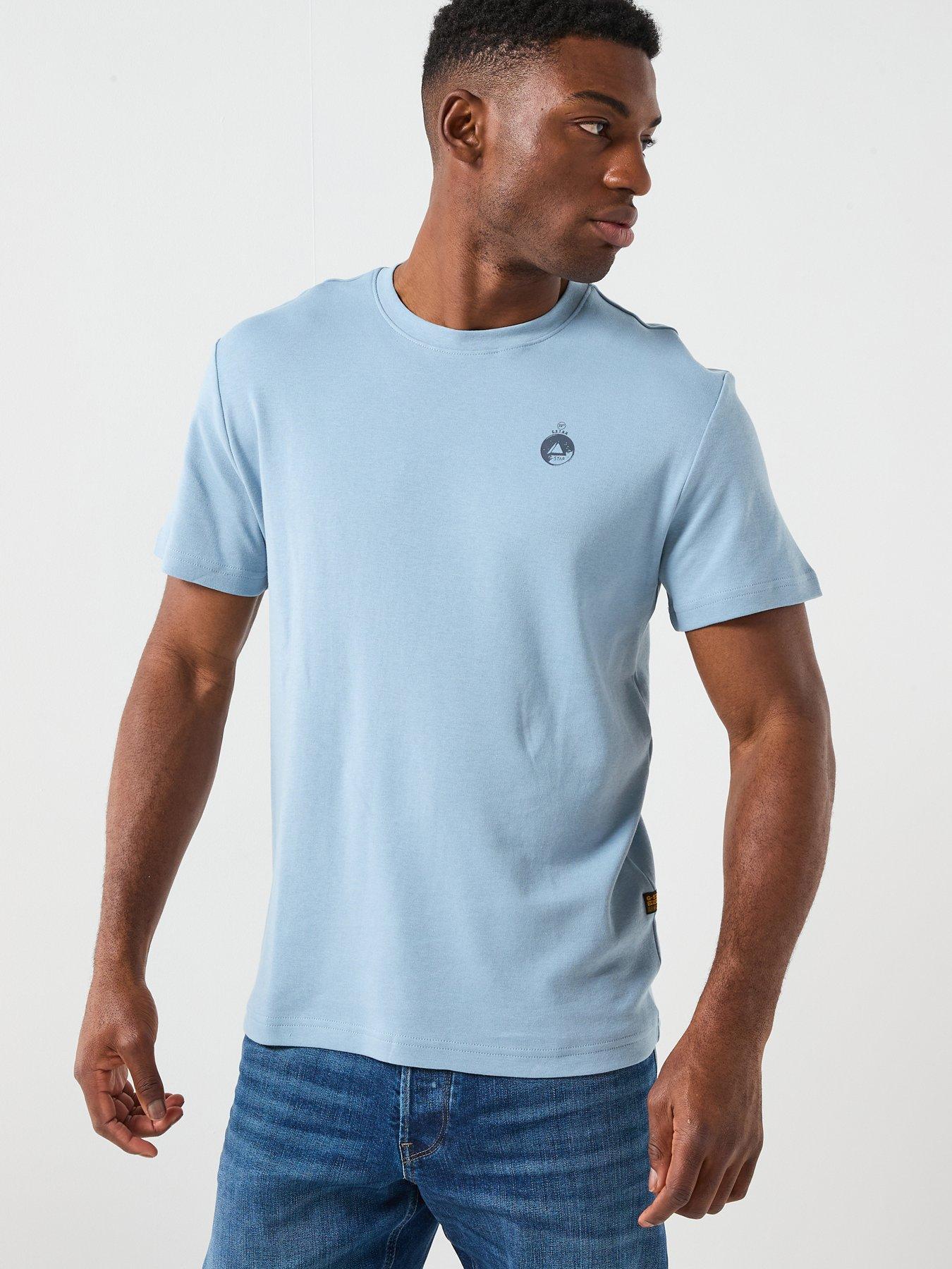 G-Star RAW Trims Back Graphic T-Shirt - Blue
