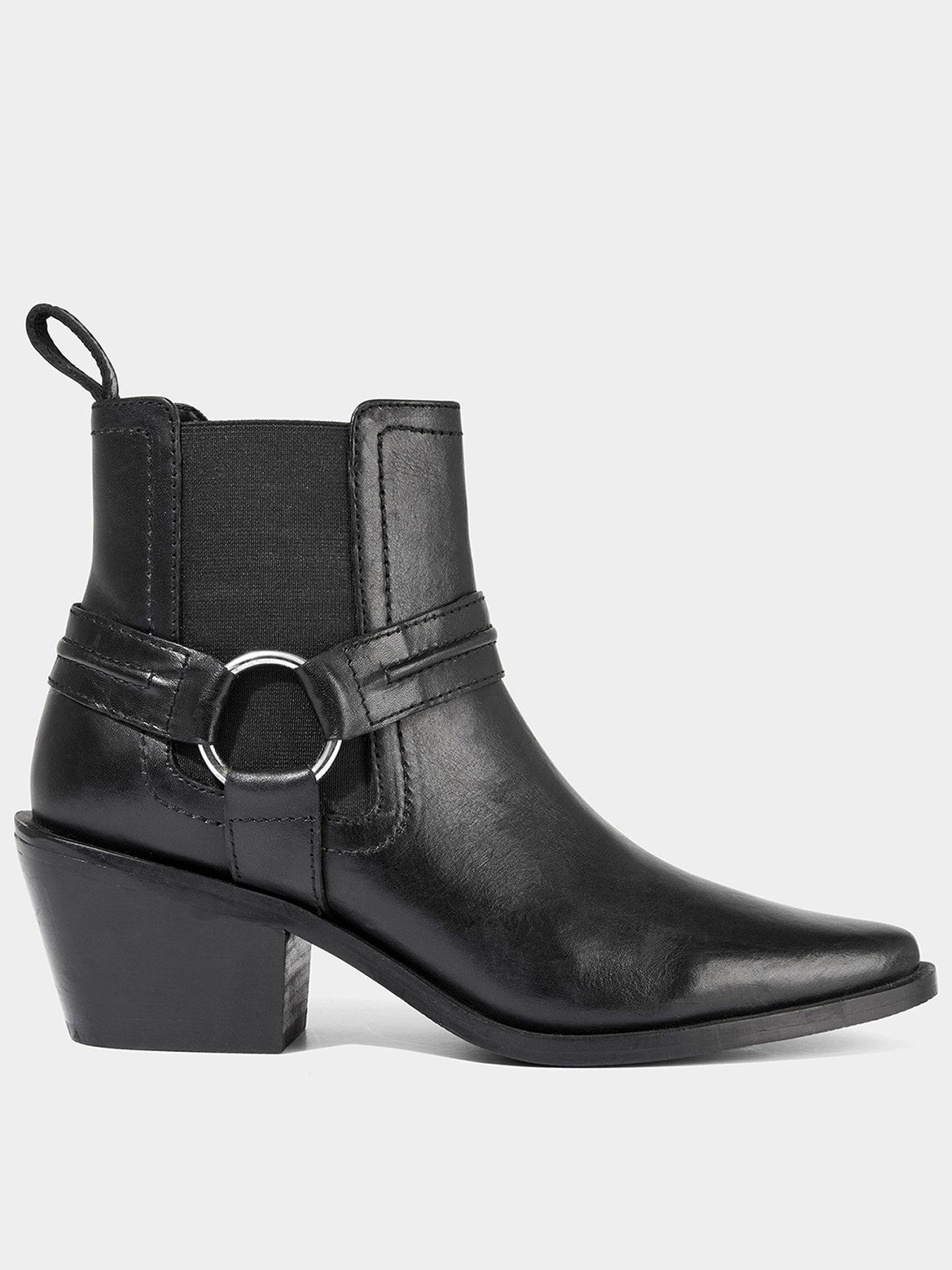 Image 1 of 6 of Joe Browns Smart Ride Leather Ankle Boots - Black
