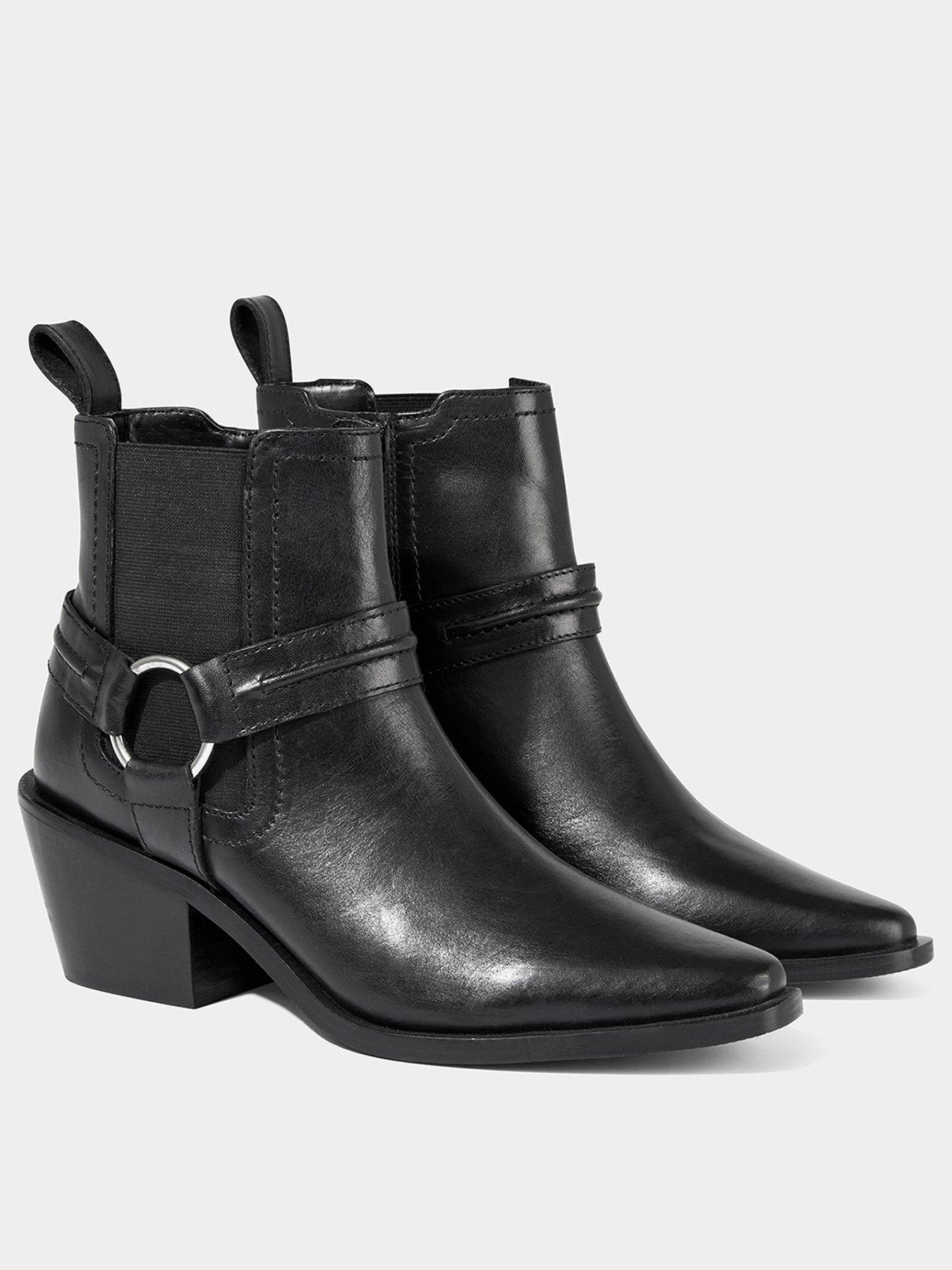 Image 3 of 6 of Joe Browns Smart Ride Leather Ankle Boots - Black