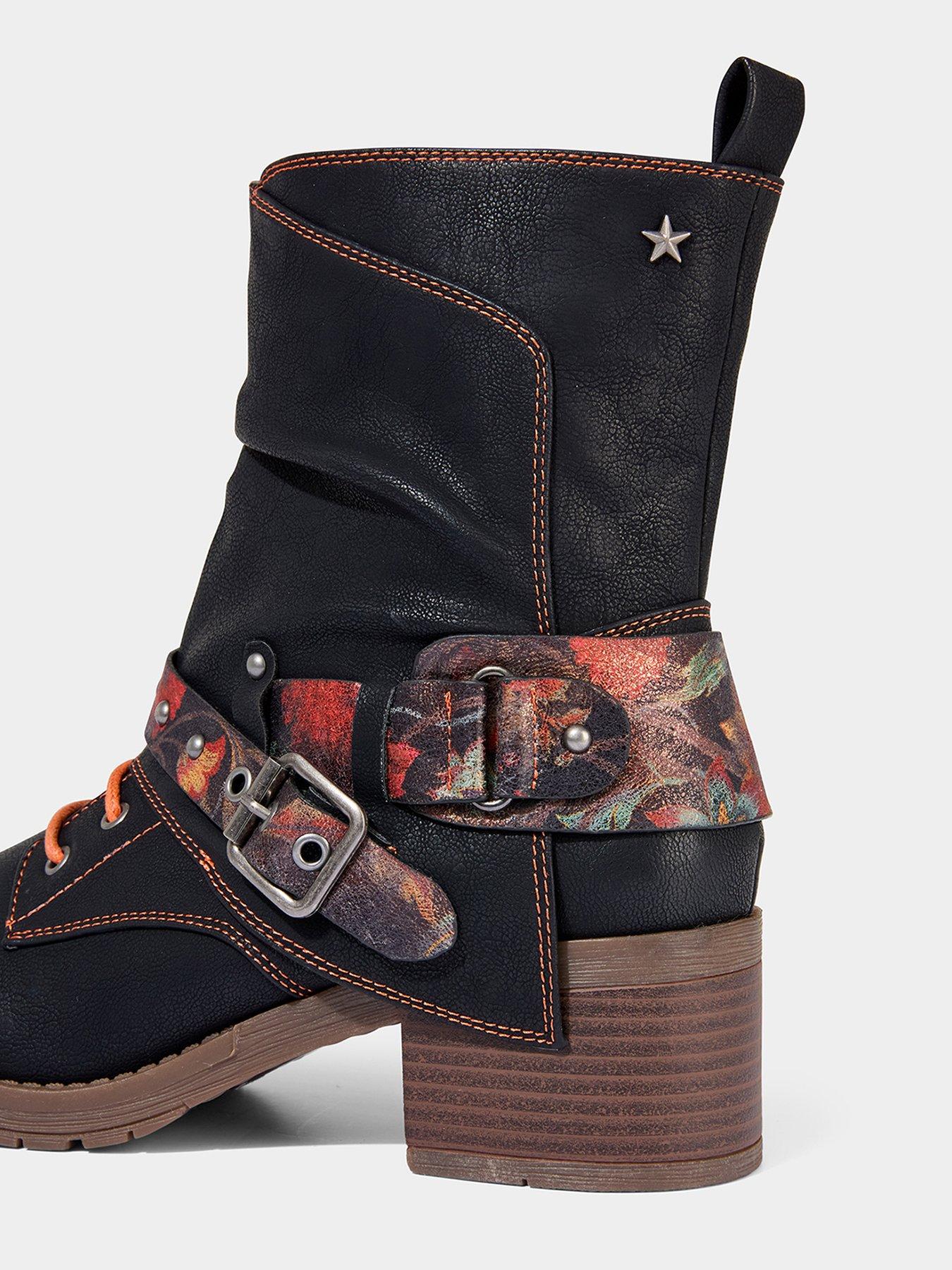 joe-browns-wild-and-free-strappy-ankle-boots-black-multidetail