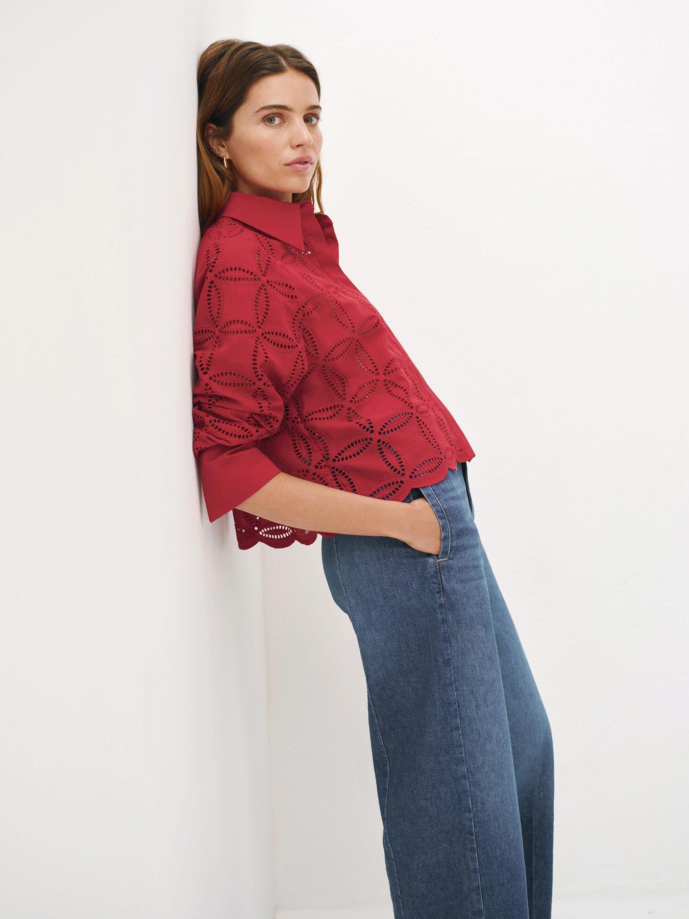 mint-velvet-broderie-cropped-shirt-redstillFront