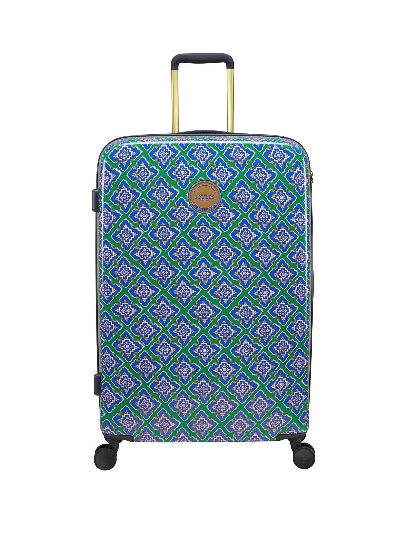 Joules Joules Tiled Diamond Large Suitcase