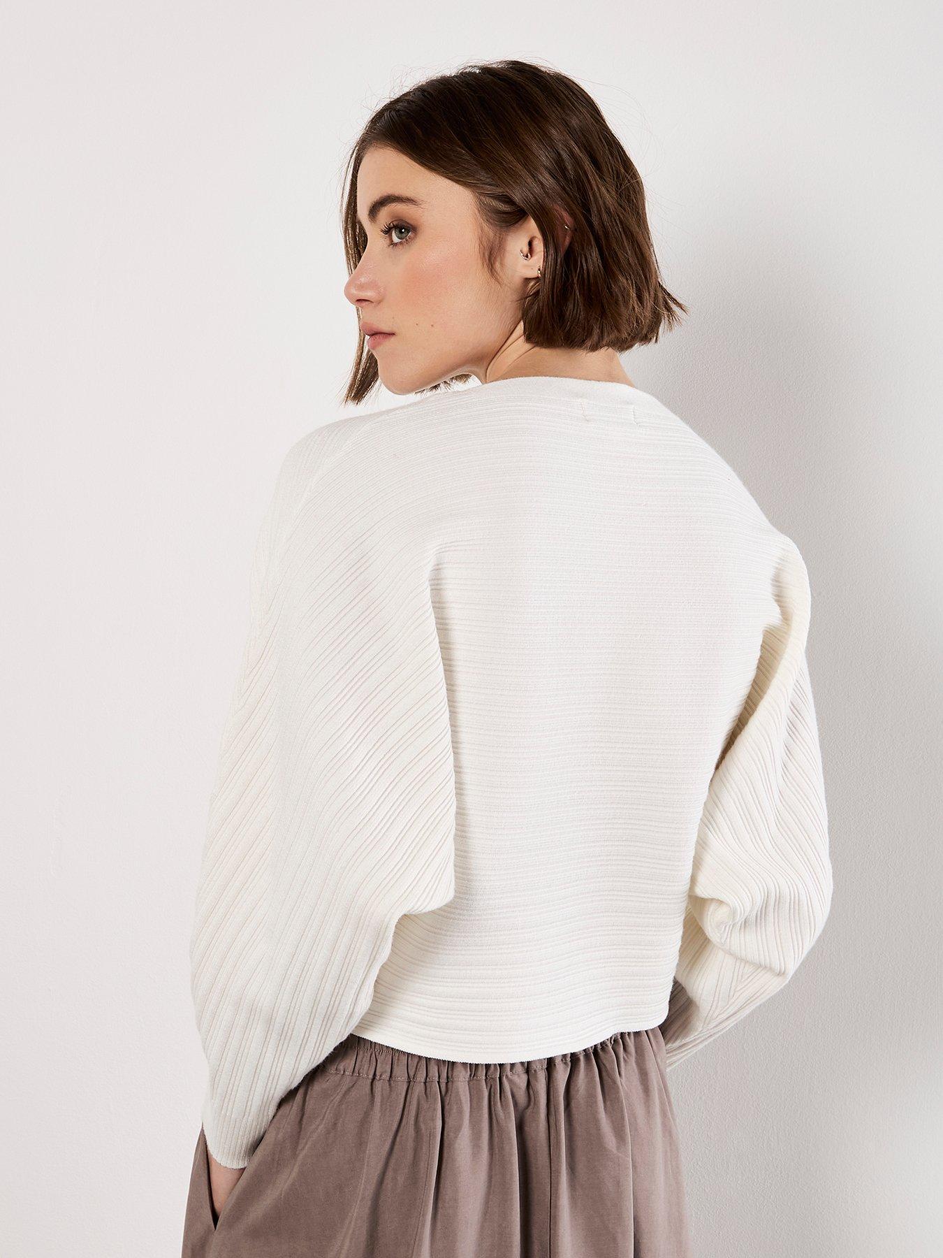 apricot-multi-self-rib-batwing-jumper-whitestillFront