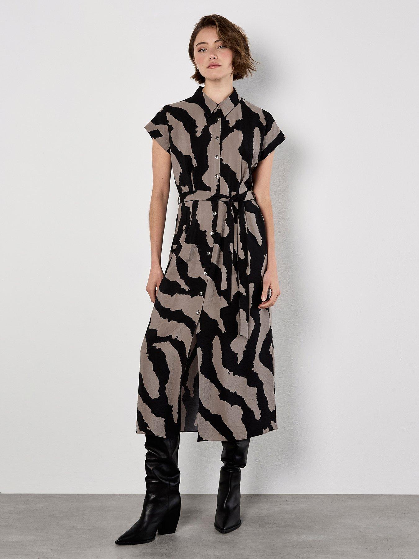 apricot-painterly-zebra-print-shirt-dress--cream