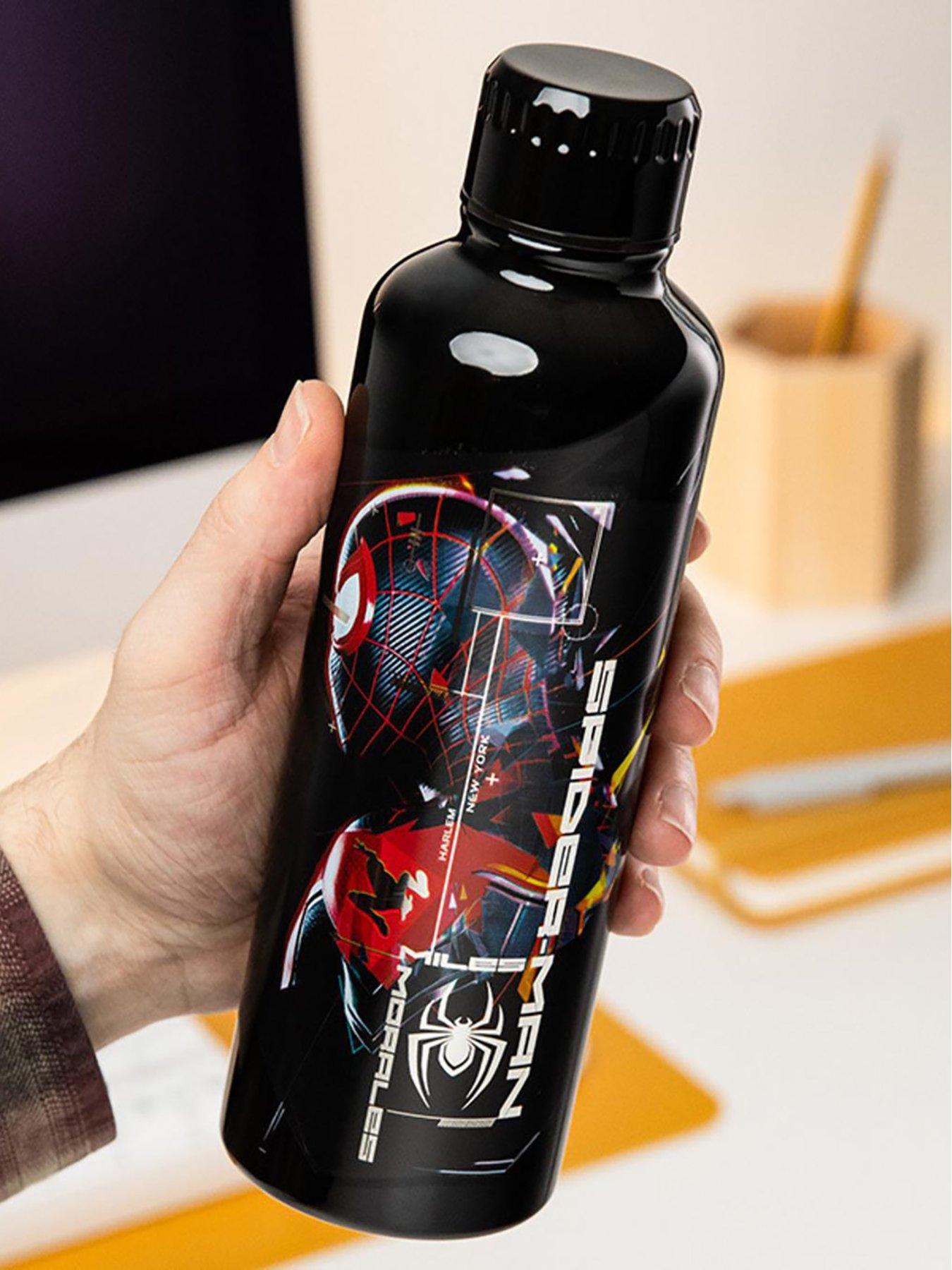 Marvel Spiderman Miles Morales Metal Water Bottle