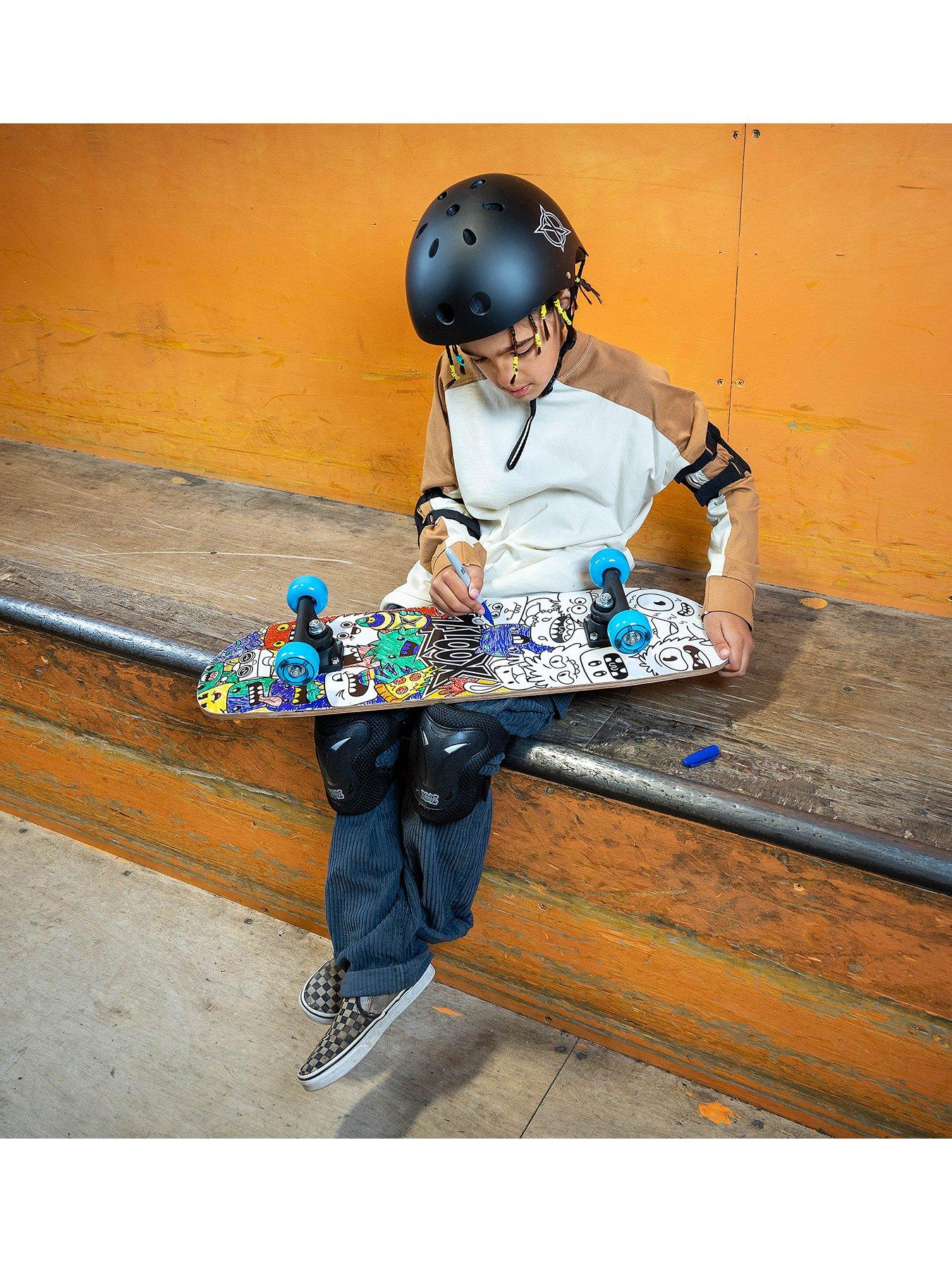 XOOTZ Sketch Ya Deck Colour in Skateboard - 28"