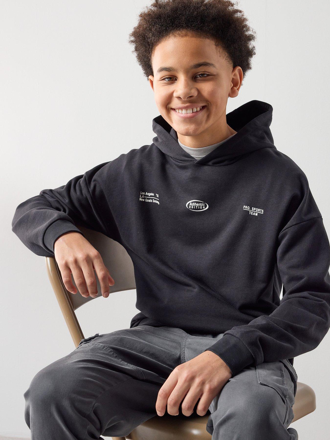 The Very Collection Boys Multi Slogan Hoodie