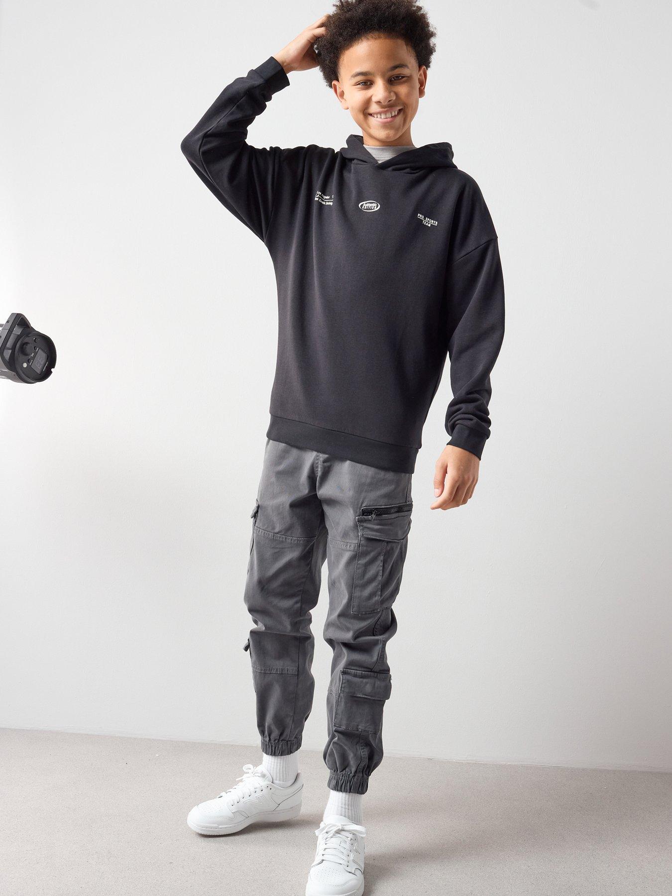 the-very-collection-boys-multi-slogan-hoodie-blackback