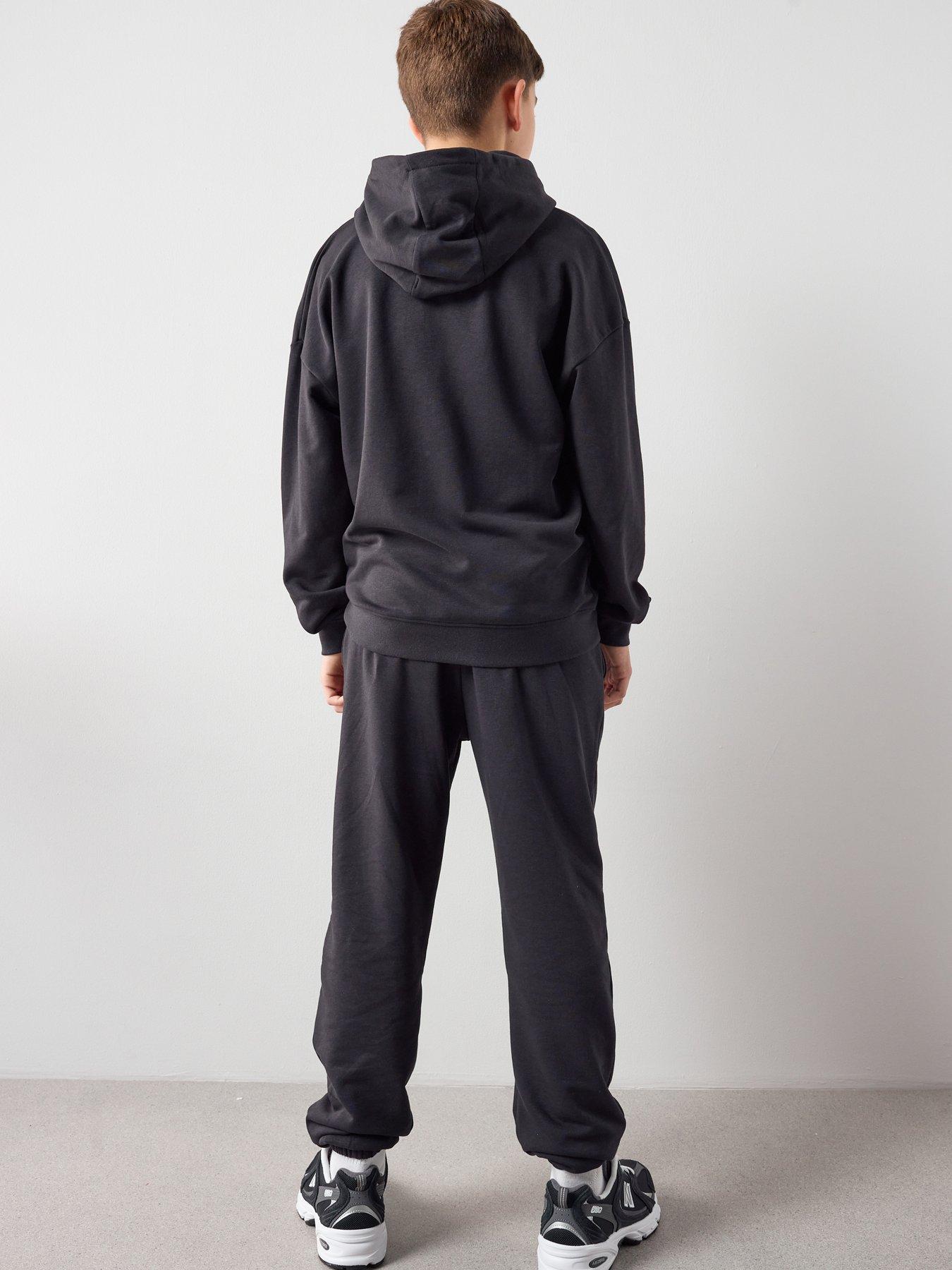 the-very-collection-boys-rubberised-slogan-hoodie-and-joggers-set-blackstillFront