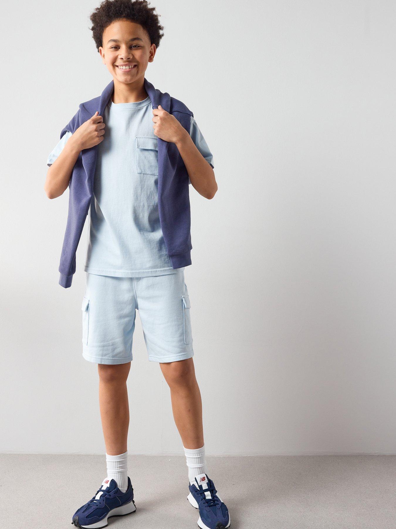Image 3 of 5 of The Very Collection Boys Pocket And Tab Detail Short Set