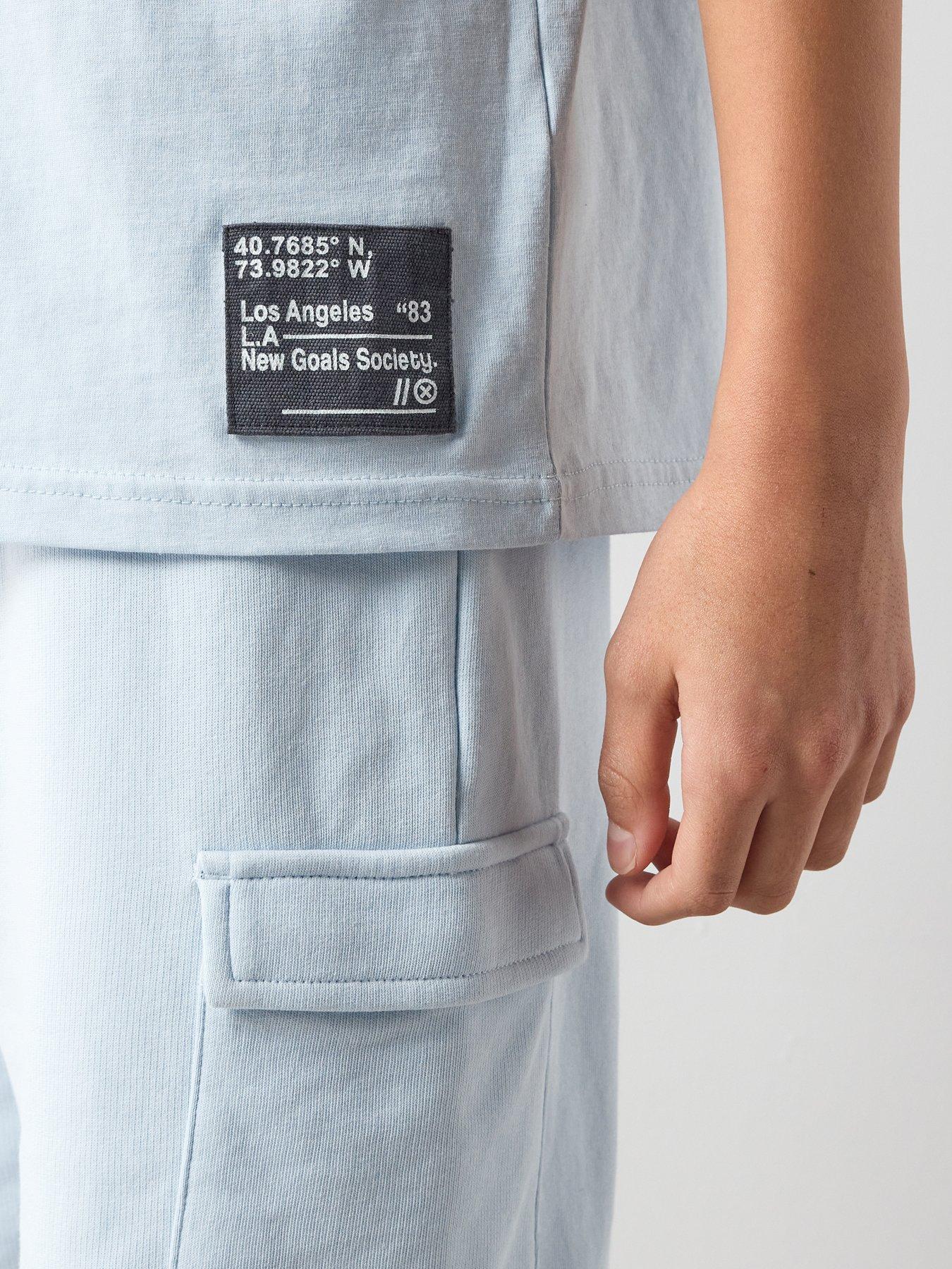 Image 4 of 5 of The Very Collection Boys Pocket And Tab Detail Short Set