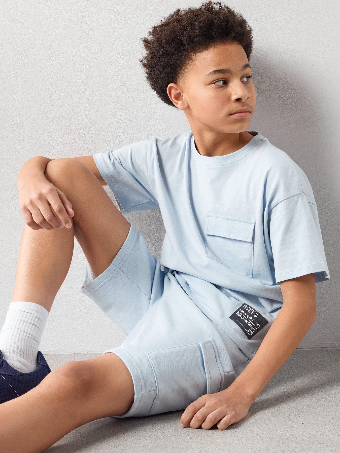 Image 5 of 5 of The Very Collection Boys Pocket And Tab Detail Short Set