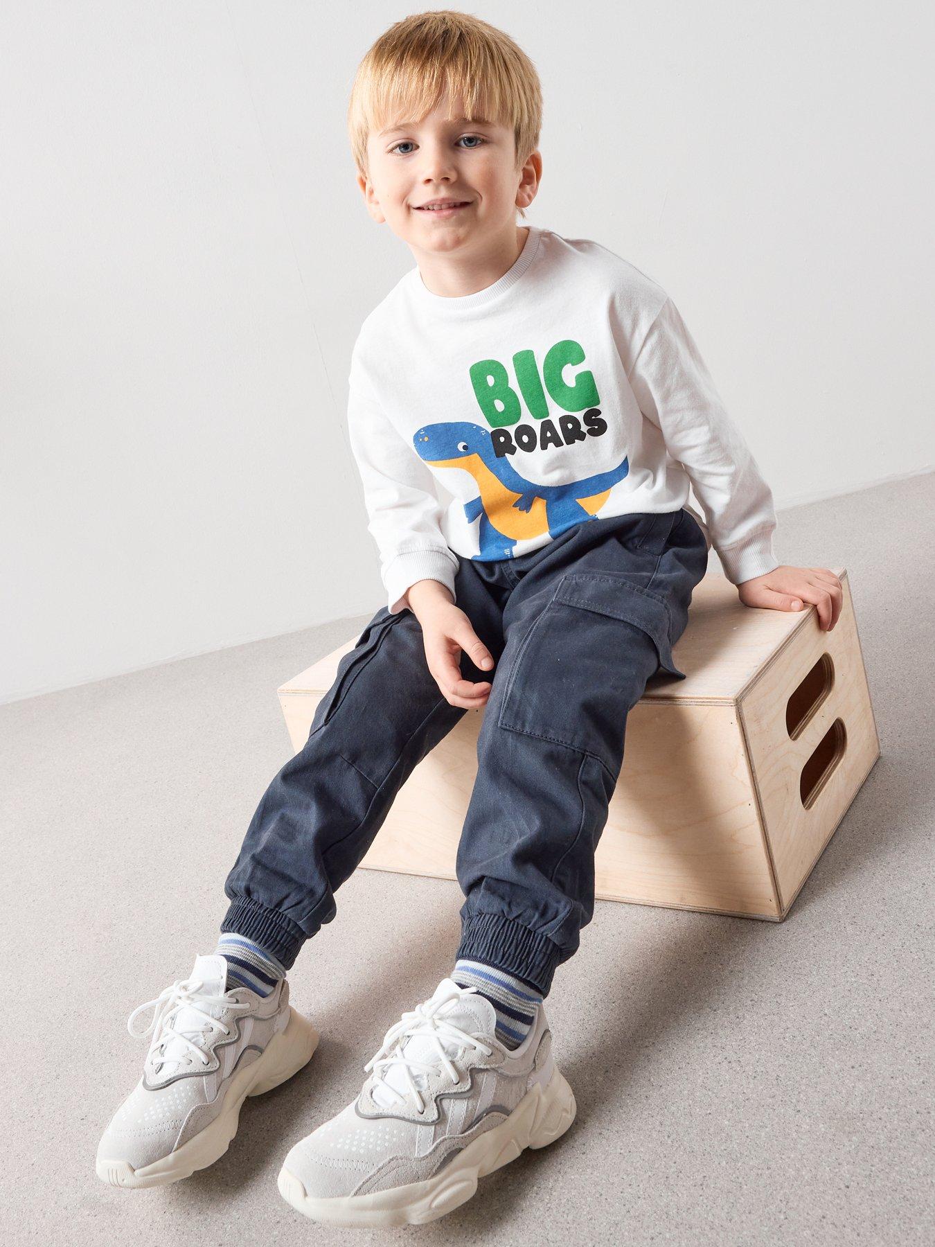 Image 5 of 5 of The Very Collection Boys Big Roar Dinosaur Long Sleeve Tshirt