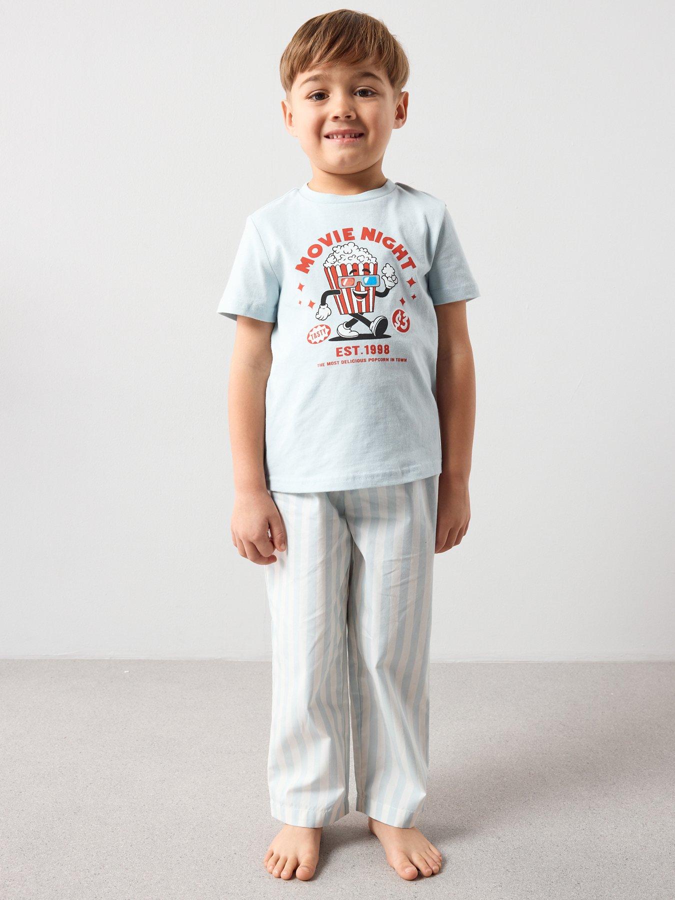 Image 4 of 6 of The Very Collection Boys 2 Pack Woven Bottom Pyjama Set