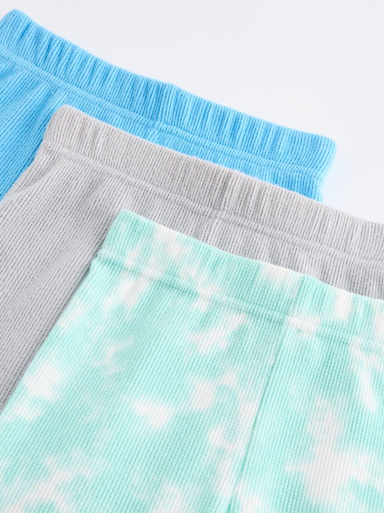 Image 5 of 6 of The Very Collection Boys 3 Pack Tie Dye Textured Pyjama Shortie Set