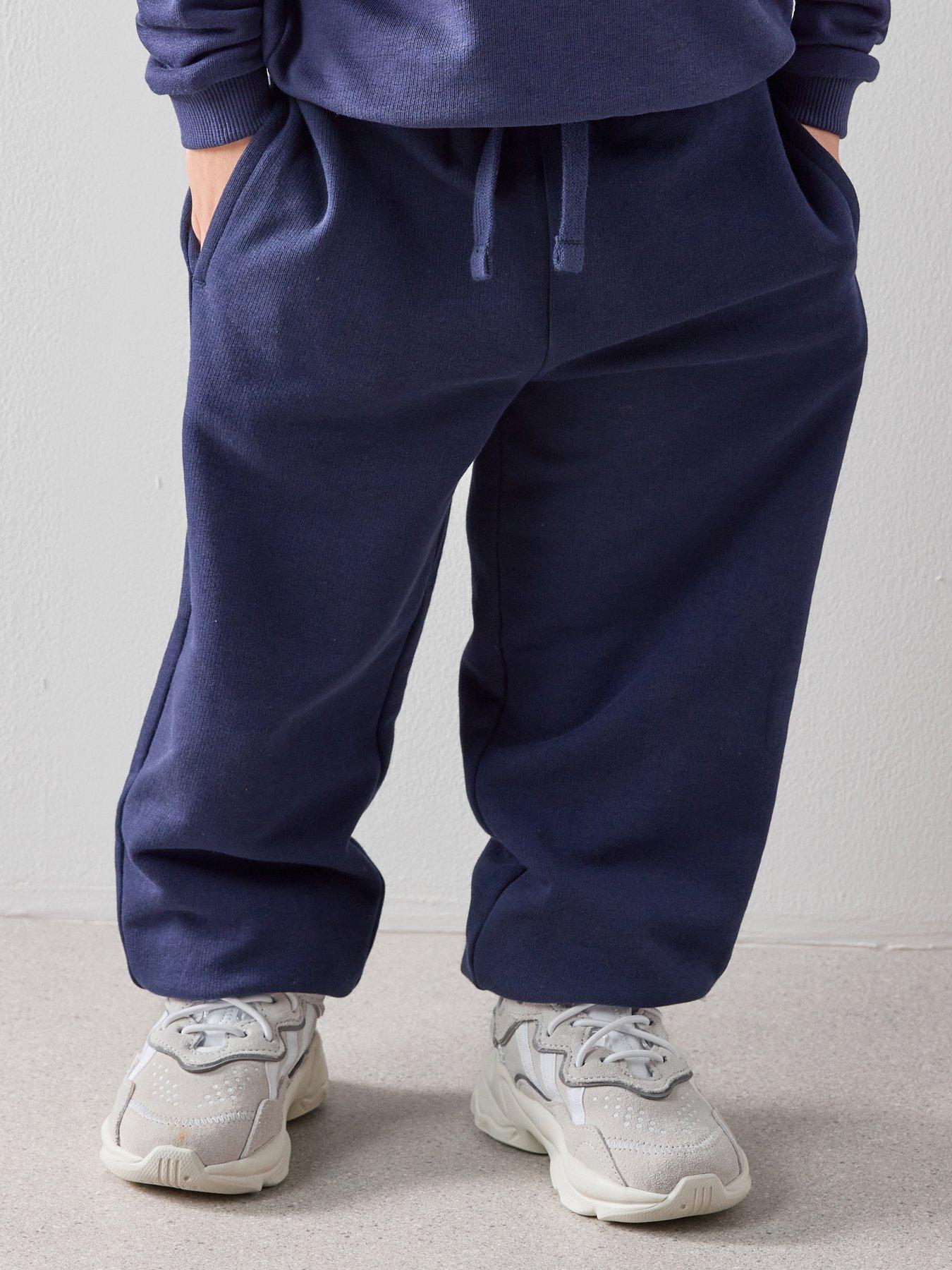 Image 2 of 6 of The Very Collection Boys 2 Pack Tab Detail Joggers - Navy / Grey