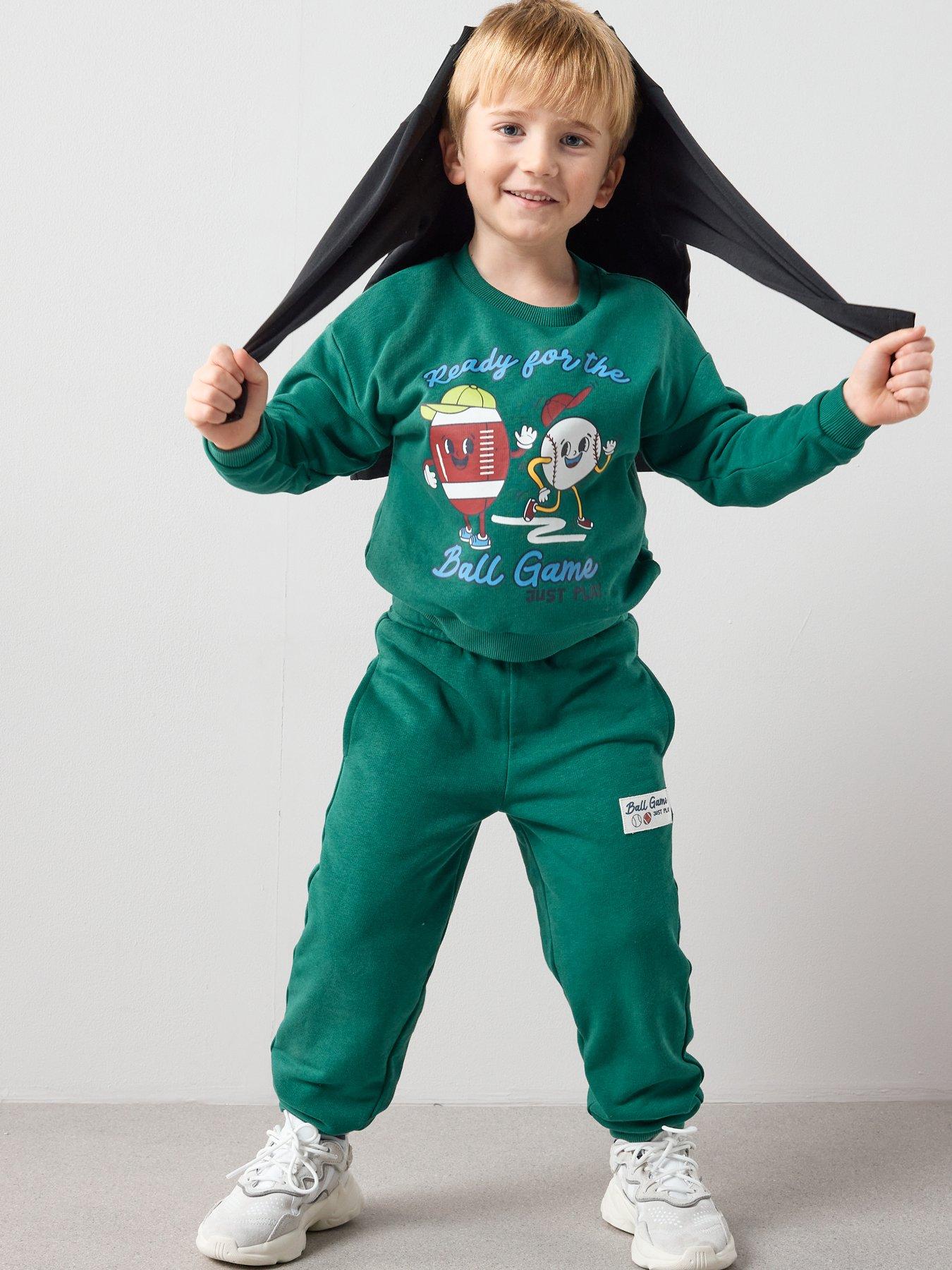 Image 3 of 5 of The Very Collection Boys Fun Charachter Sweatshirt And Joggers Set