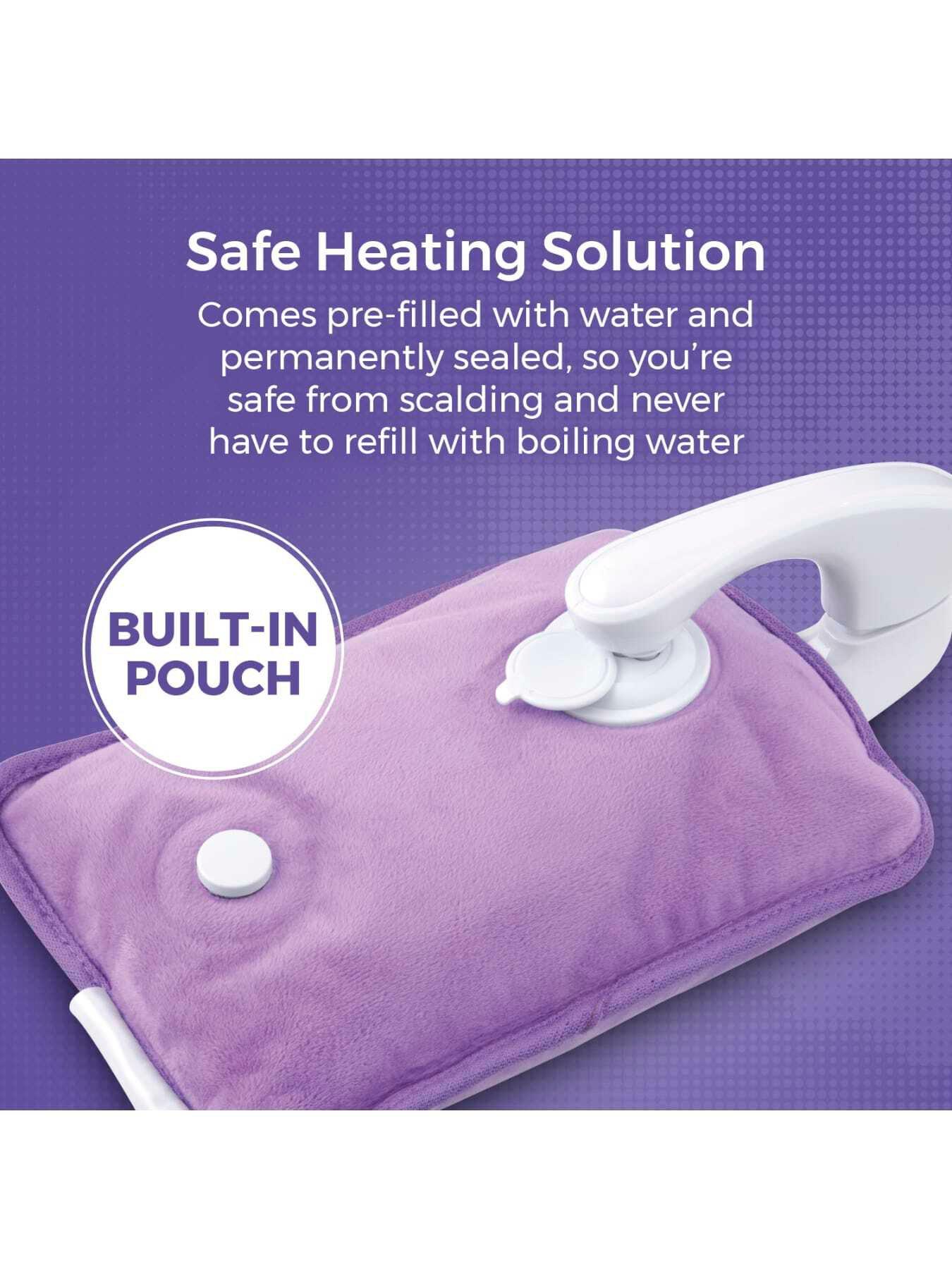 Image 3 of 7 of Carmen Spa Rechargeable Hot Water Bottle - Purple
