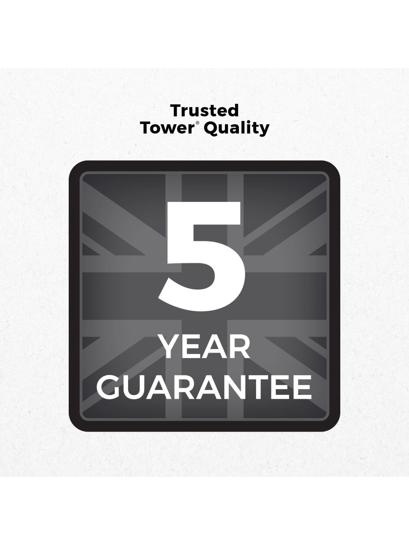 Image 7 of 7 of Tower Geo Pro Oversized Adjustable Ironing Board, Black