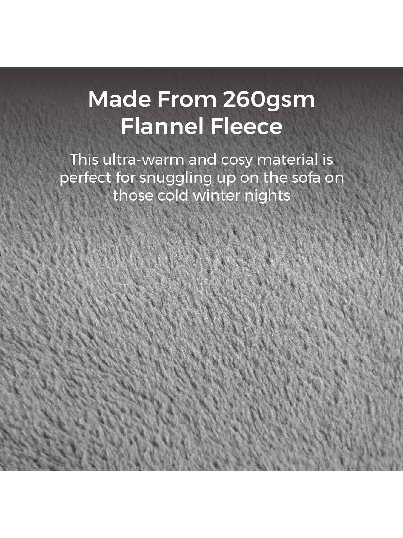 Image 3 of 7 of Carmen Wearable blanket with keep warm heated front pocket &ndash; Grey