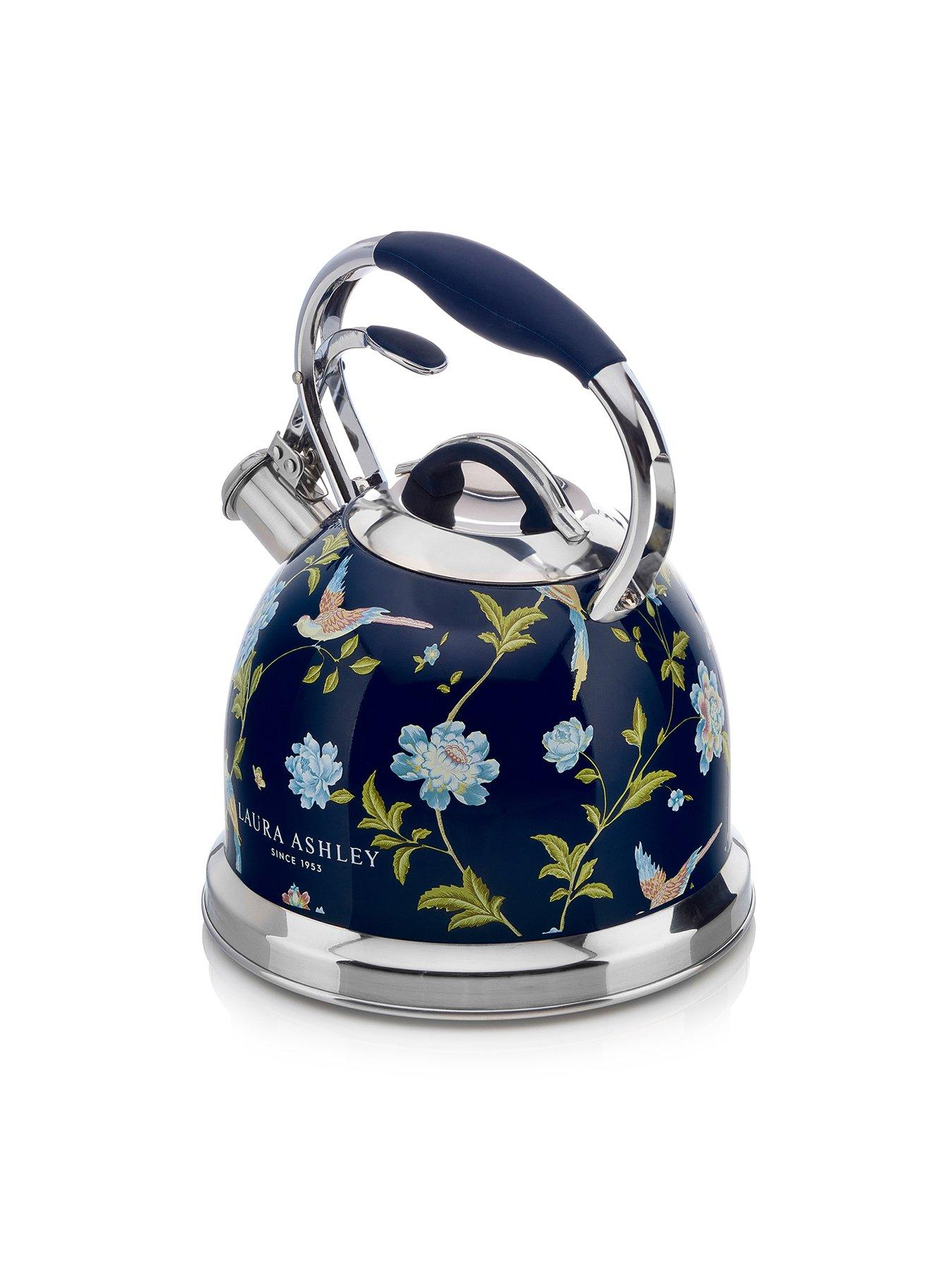 Image 4 of 6 of Laura Ashley Stove Top Kettle 2.5L -&nbsp;Elveden Navy