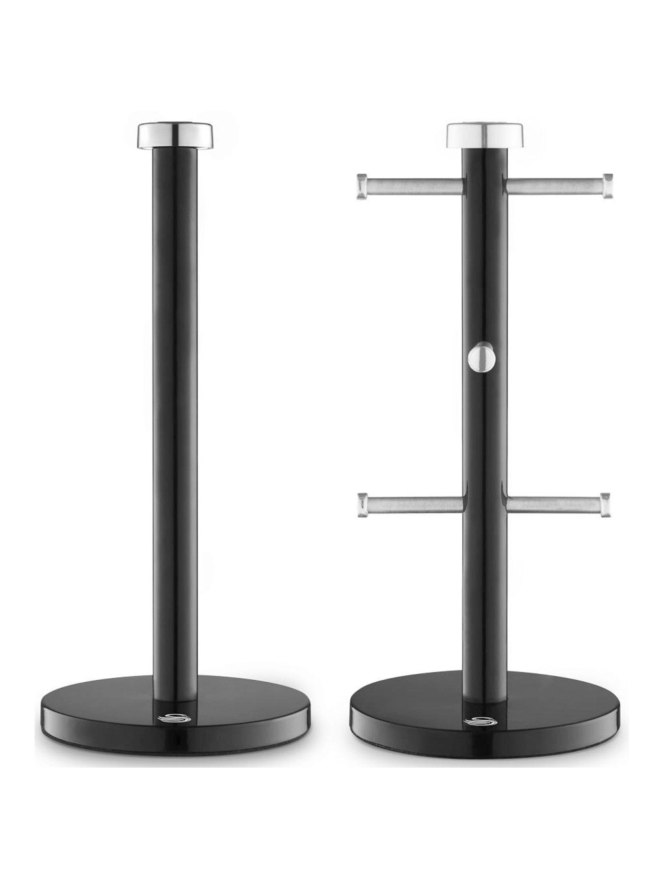 Swan Townhouse Towel Pole And Mug Tree Set