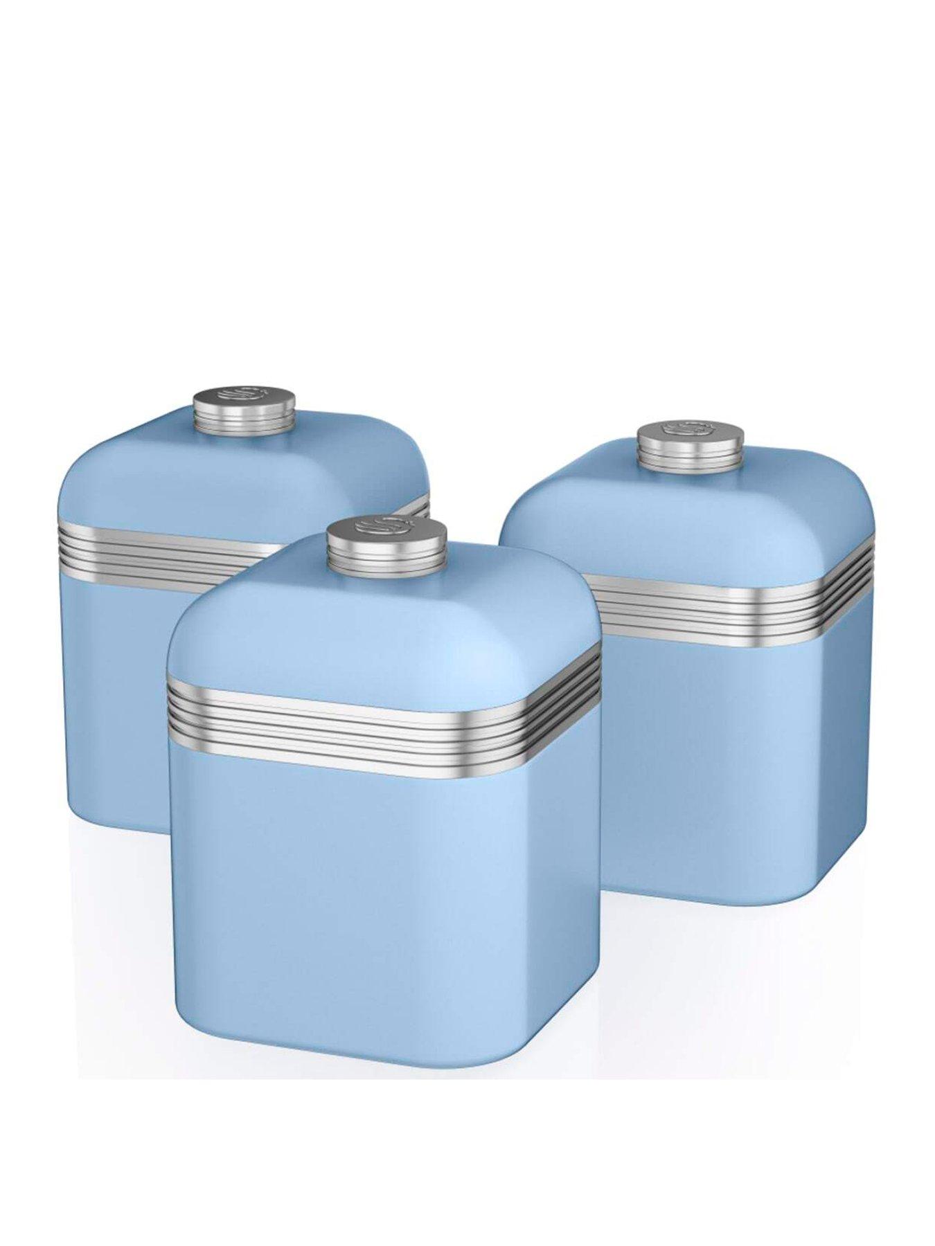 Image 1 of 3 of Swan Retro Set Of 3 Canisters