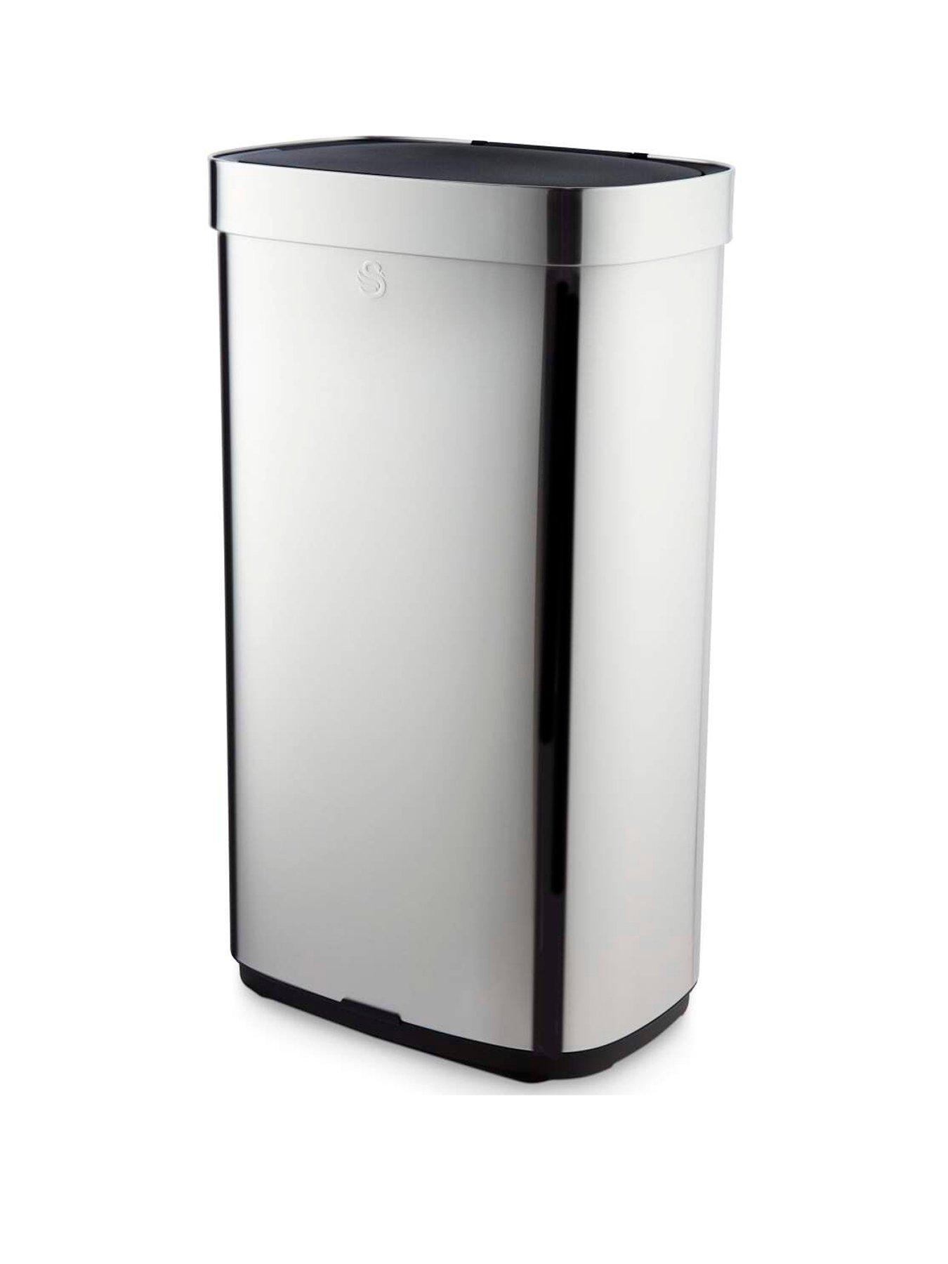 swan-80l-rechargeable-sensor-bin-with-odour-control-stainless-steel