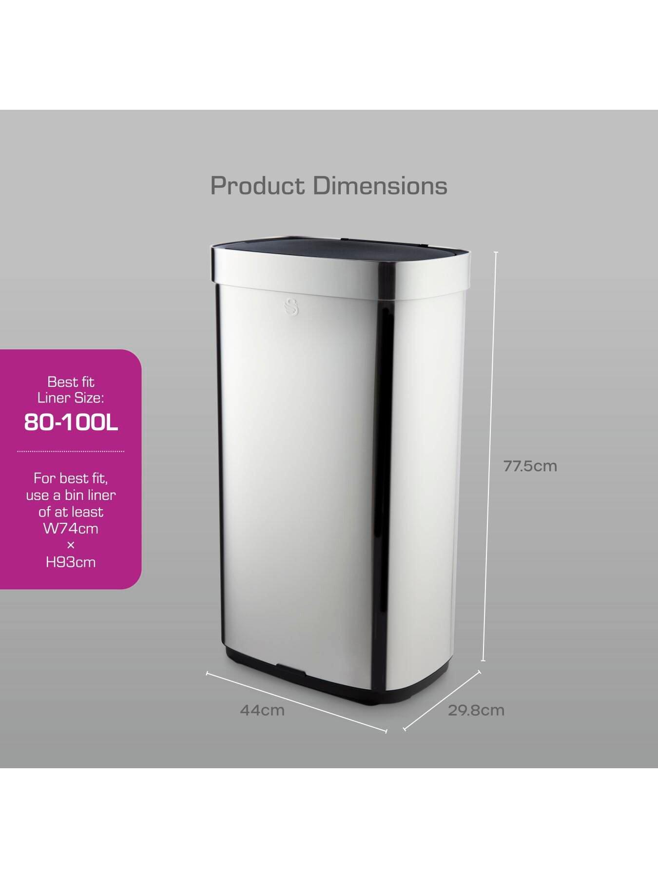 swan-80l-rechargeable-sensor-bin-with-odour-control-stainless-steeldetail