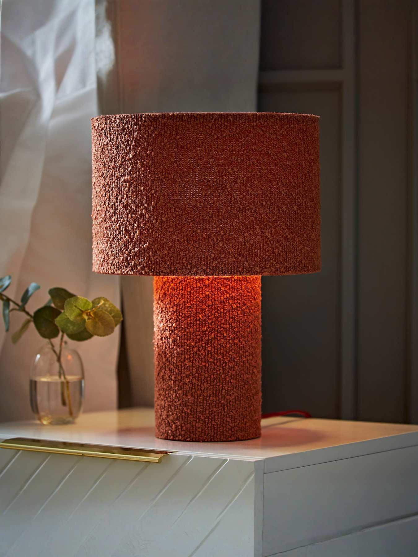 valuelights-ash-rust-boucle-table-lamp
