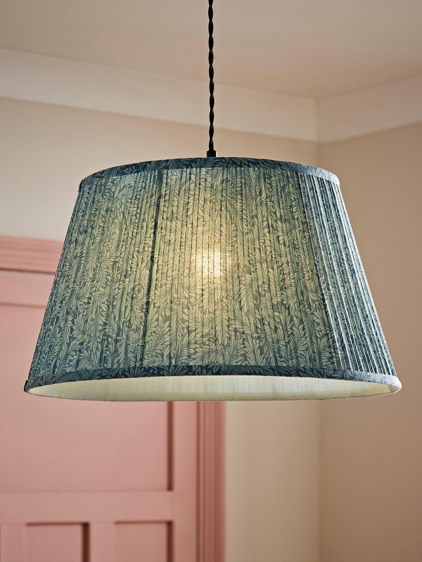 valuelights-alba-large-pleated-tapered-leaf-easy-fit-ceiling-pendant-light-lamp-shade