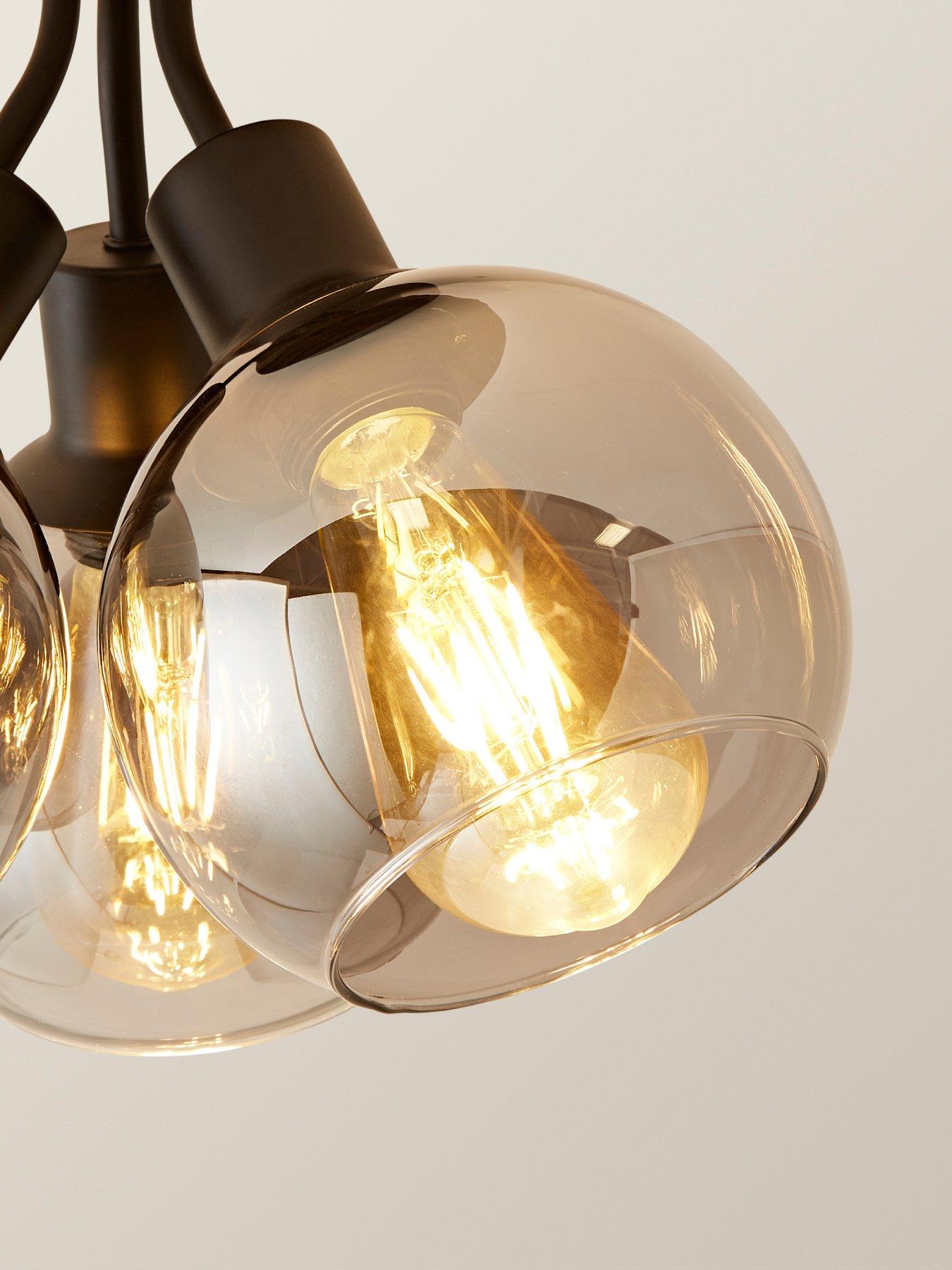 valuelights-bellamy-matte-black-bubble-cluster-flush-ceiling-lightdetail