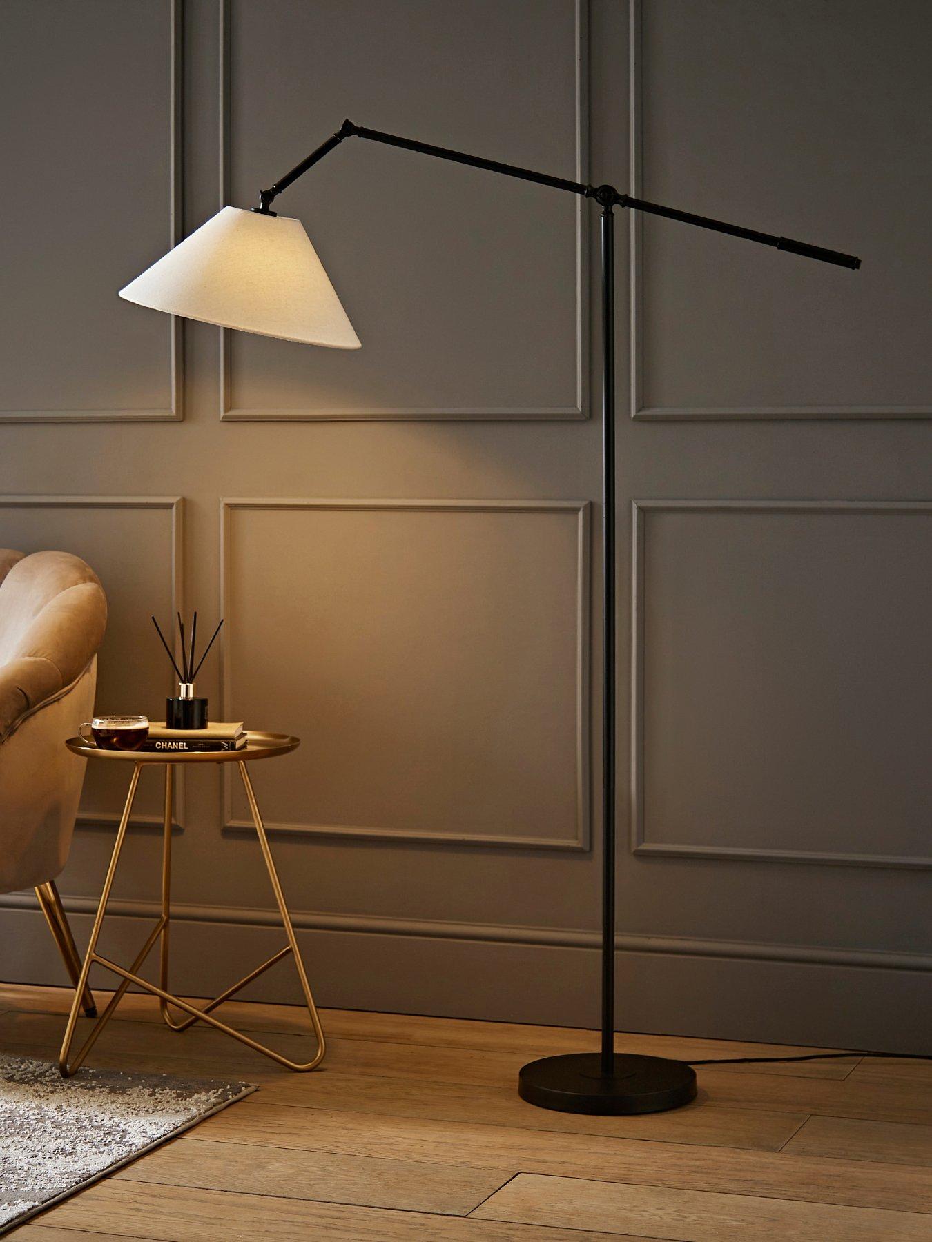 valuelights-layla-black-adjustable-floor-lamp-with-linen-shade