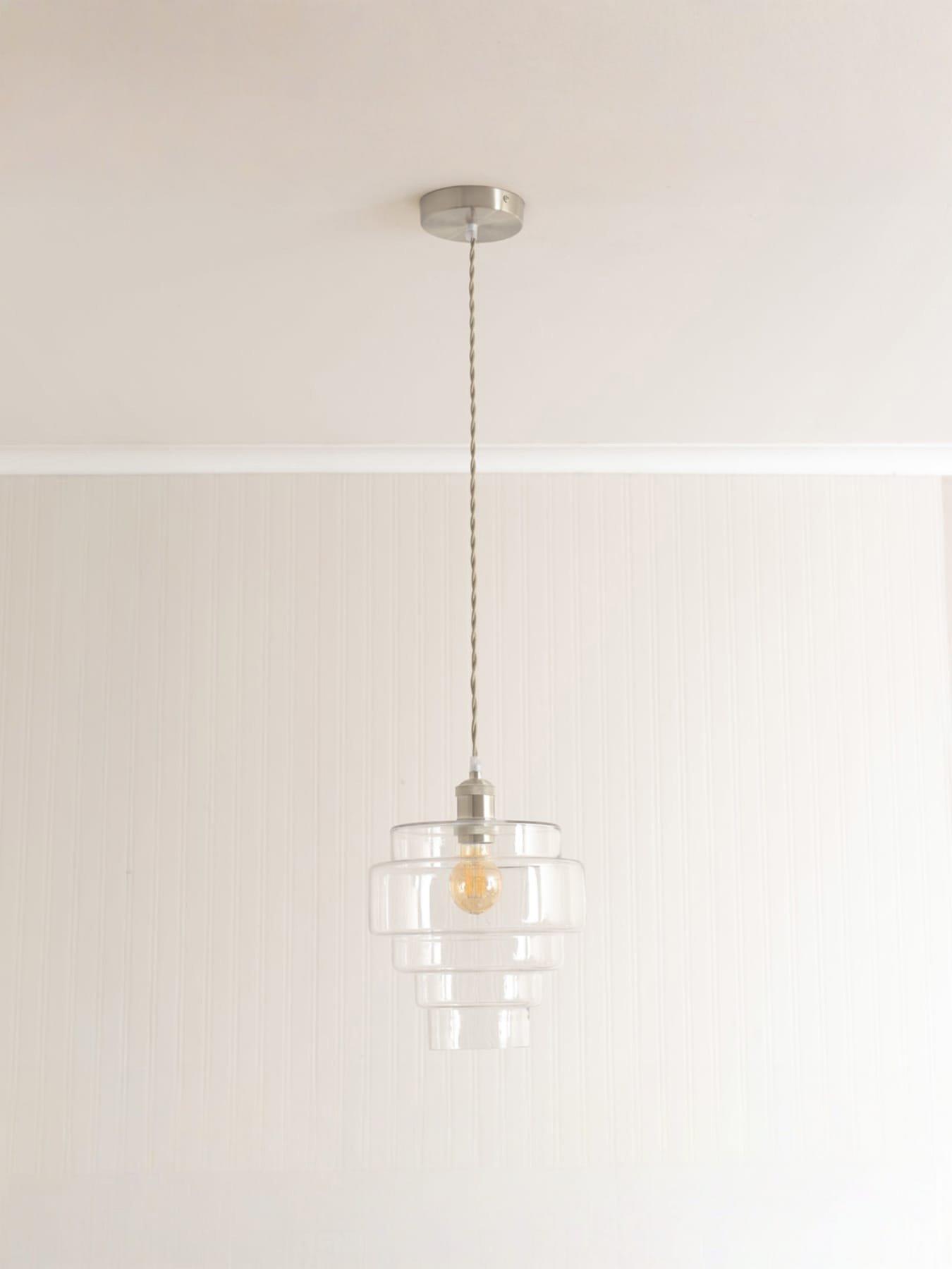 valuelights-lane-clear-glass-5-tier-layer-shade-brushed-chrome-single-ceiling-pendant-light