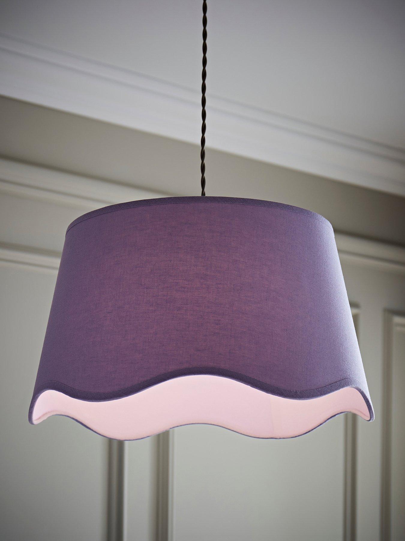 valuelights-mabel-lilac-linen-large-30cm-scallop-edge-with-trim-ceiling-light-lamp-shade