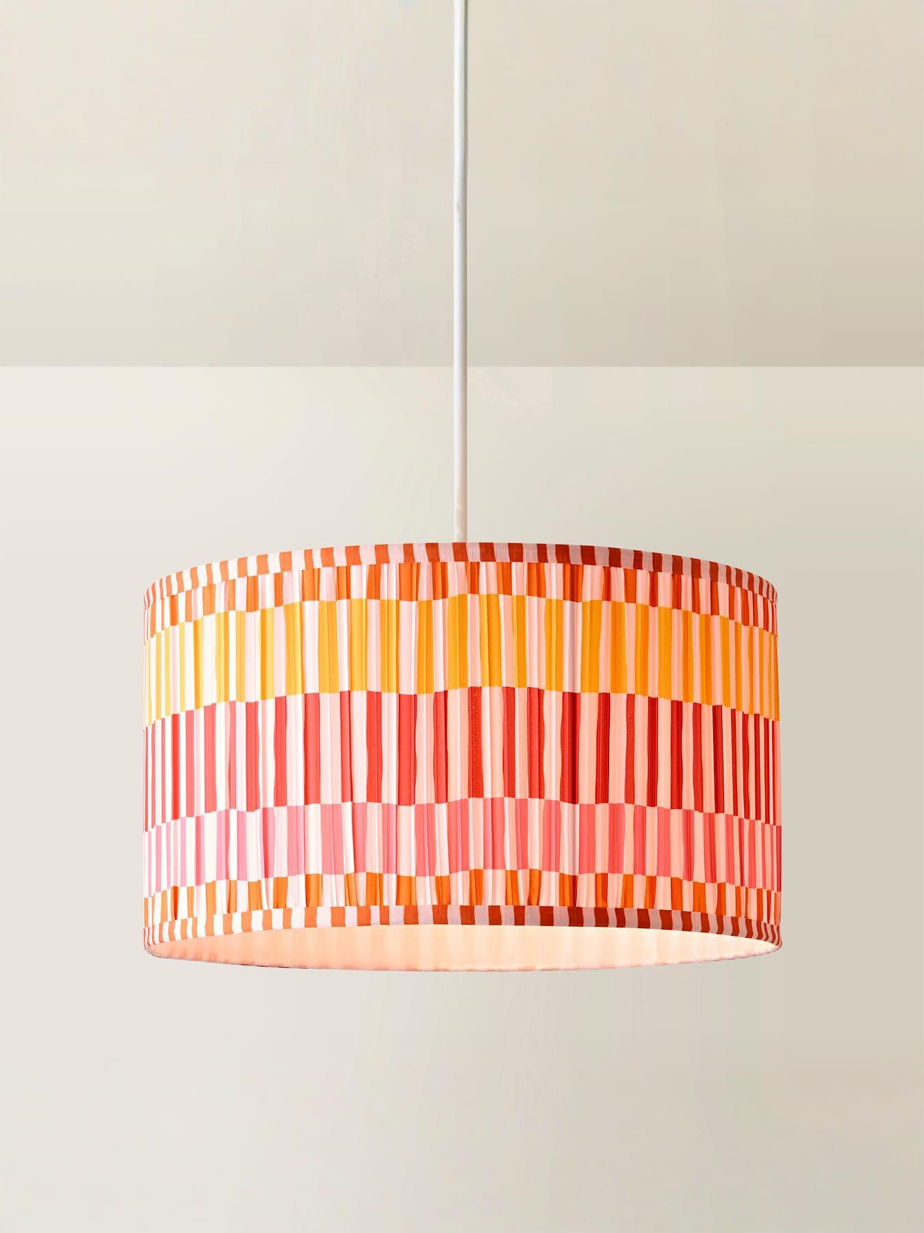 valuelights-rae-large-pleated-stripe-multicolour-drum-easy-fit-ceiling-light-lamp-shadeoutfit