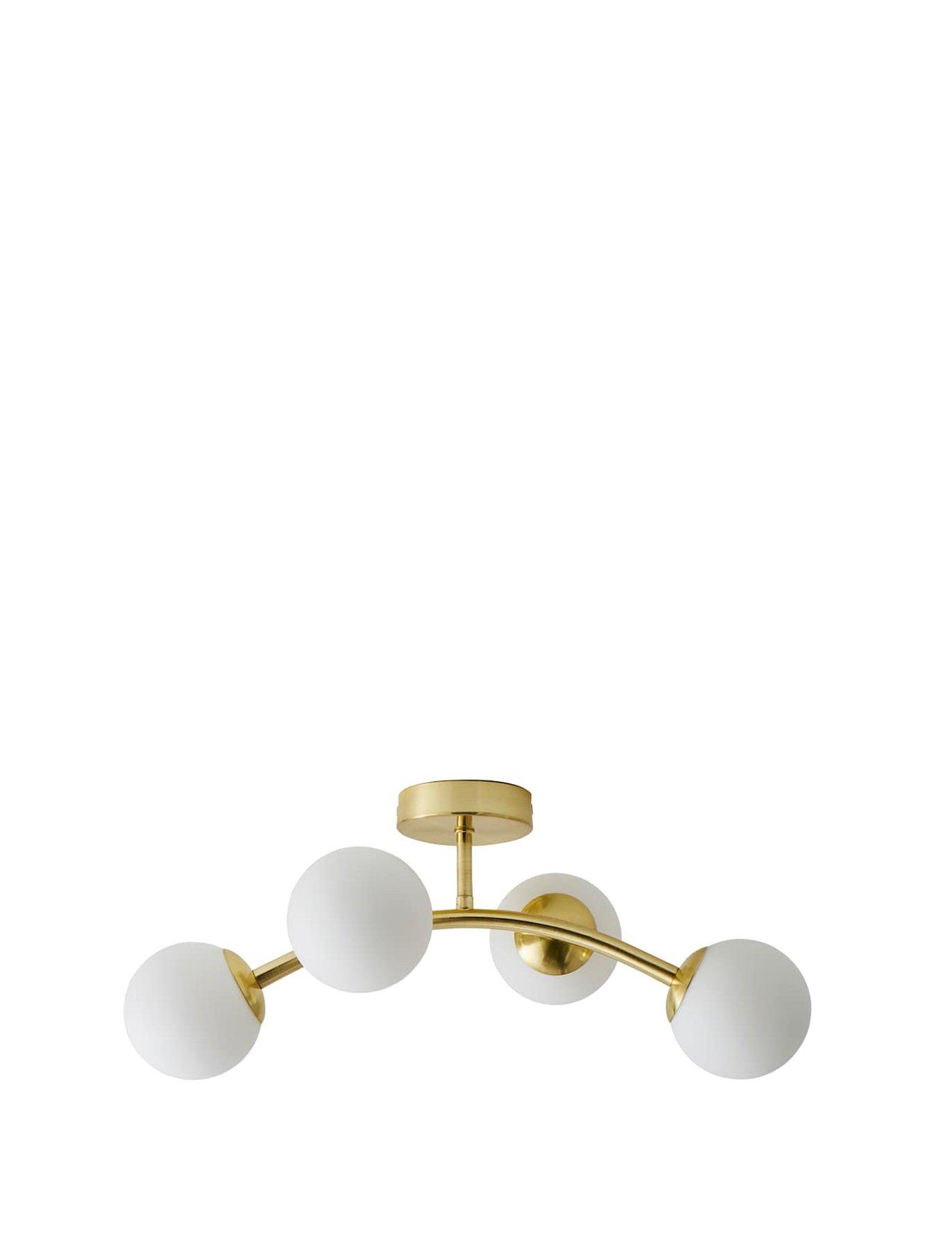 valuelights-jas-gold-4-way-ceiling-light-with-opal-white-frosted-glass-globe-shadesstillFront