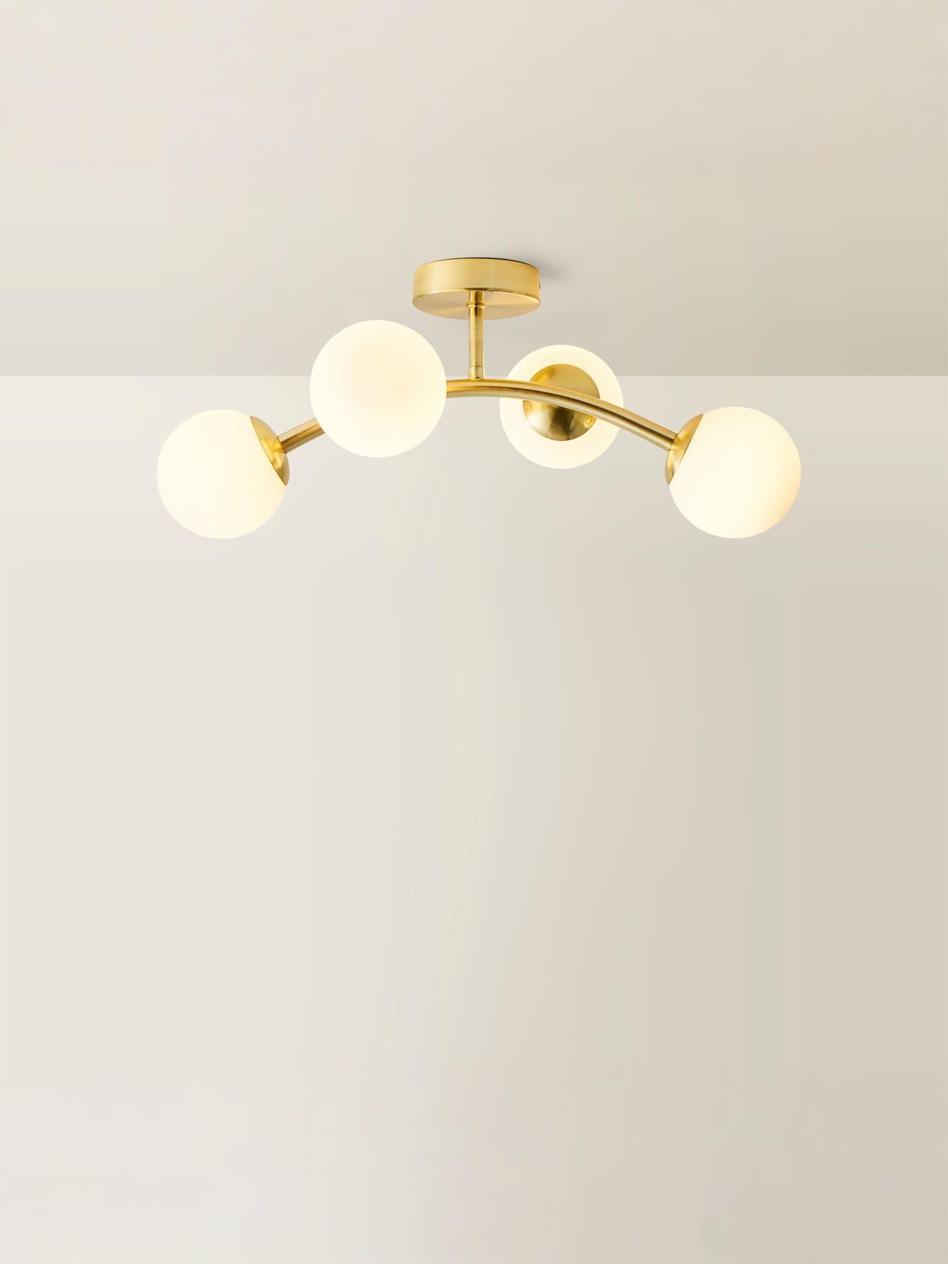 valuelights-jas-gold-4-way-ceiling-light-with-opal-white-frosted-glass-globe-shadesoutfit