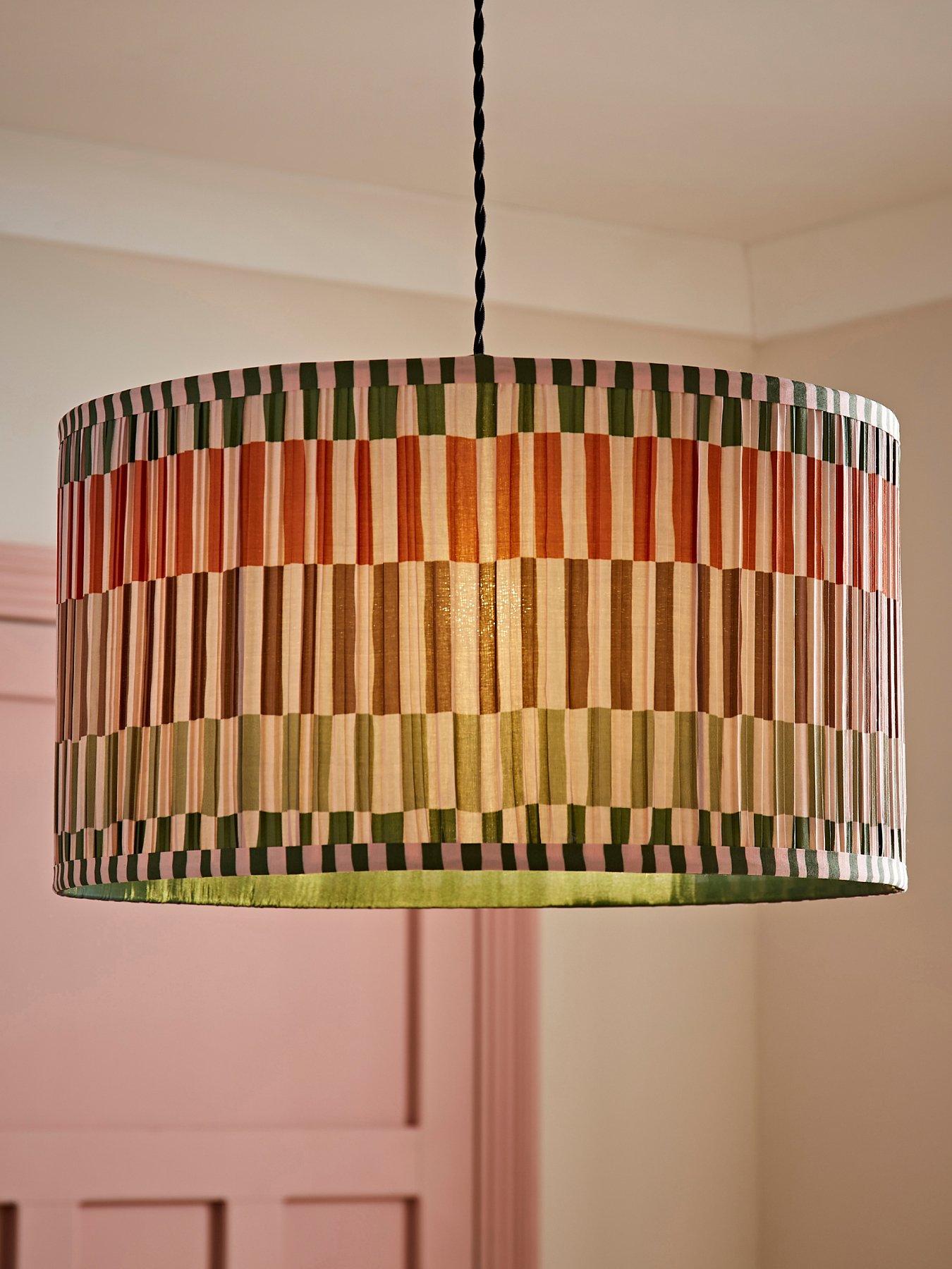 valuelights-rae-large-pleated-stripe-neutral-drum-easy-fit-ceiling-light-lamp-shade