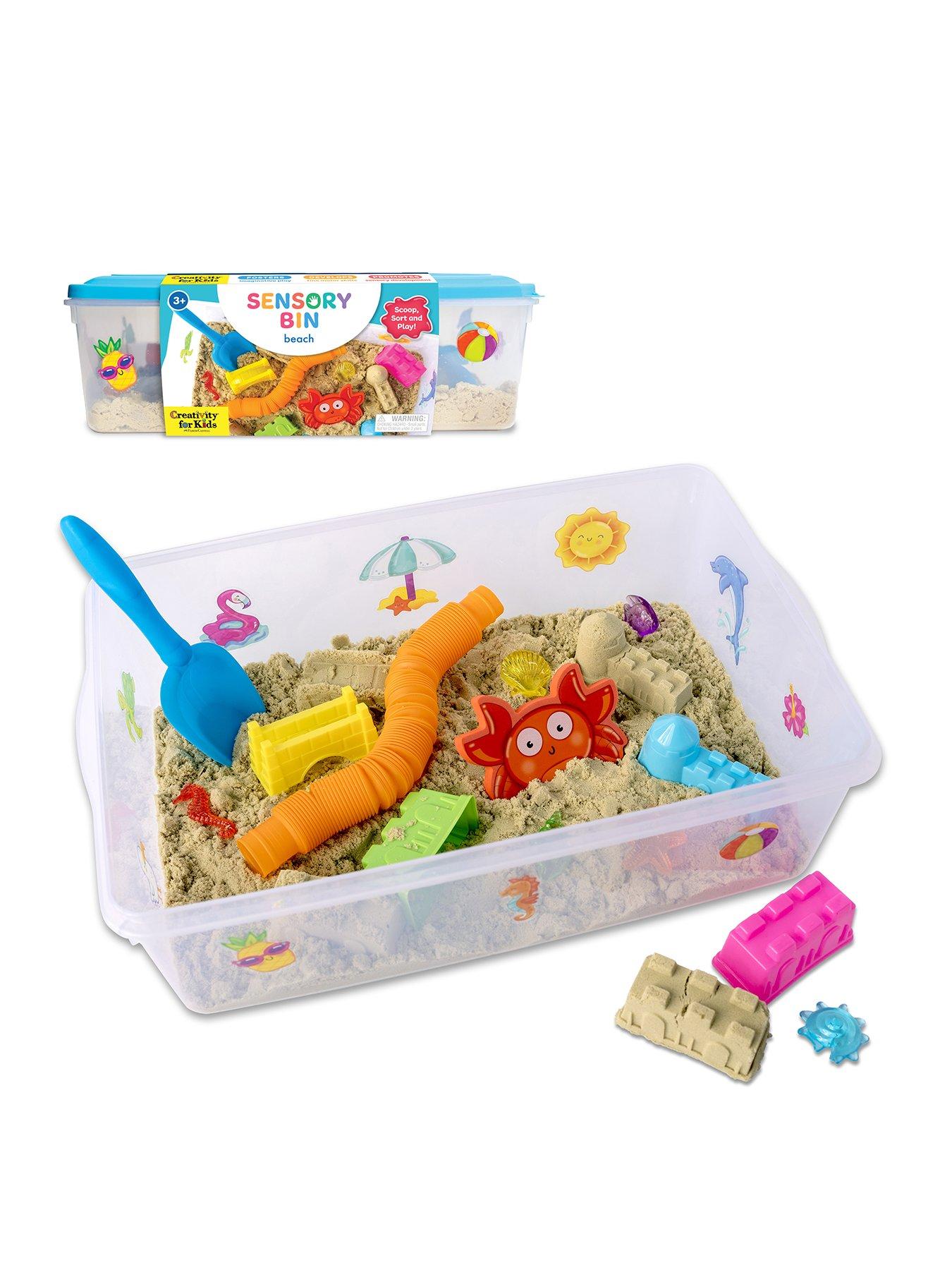 Creativity for Kids Sensory Bin - Beach