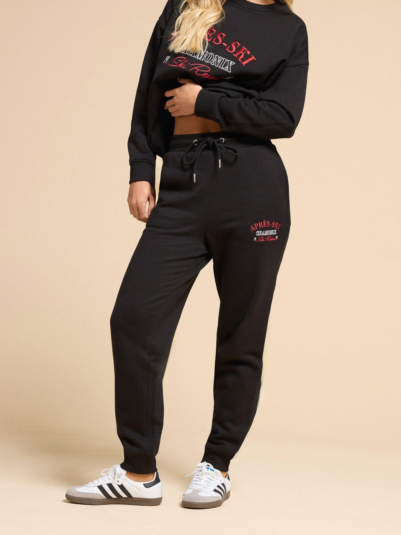 Image 1 of 4 of PixieGirl Petite Apres Ski Jogger - Black
