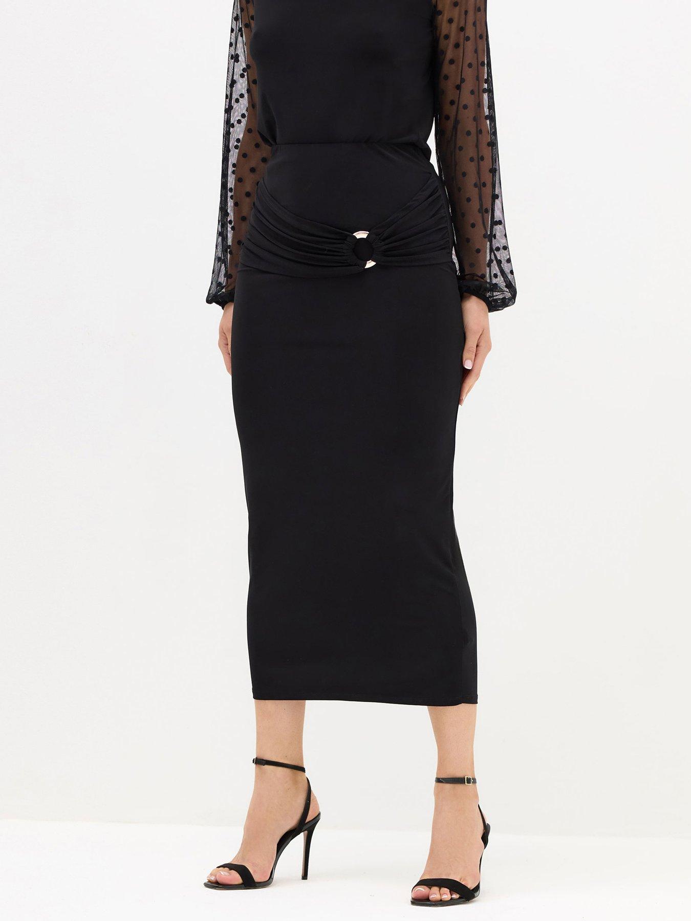 long-tall-sally-buckle-midaxi-skirt-black