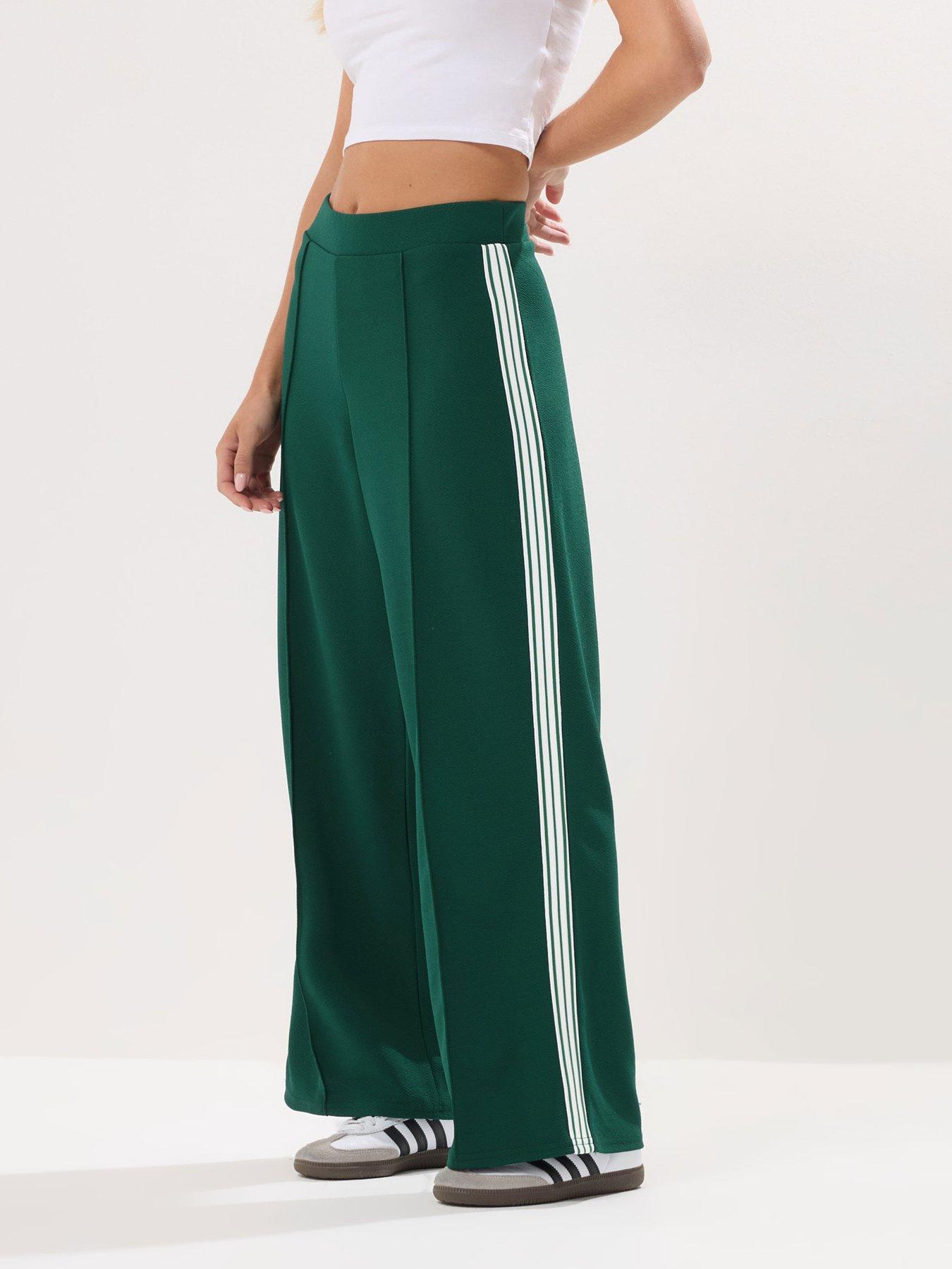pixiegirl-petite-side-stripe-tape-wide-leg-trouser-greenback