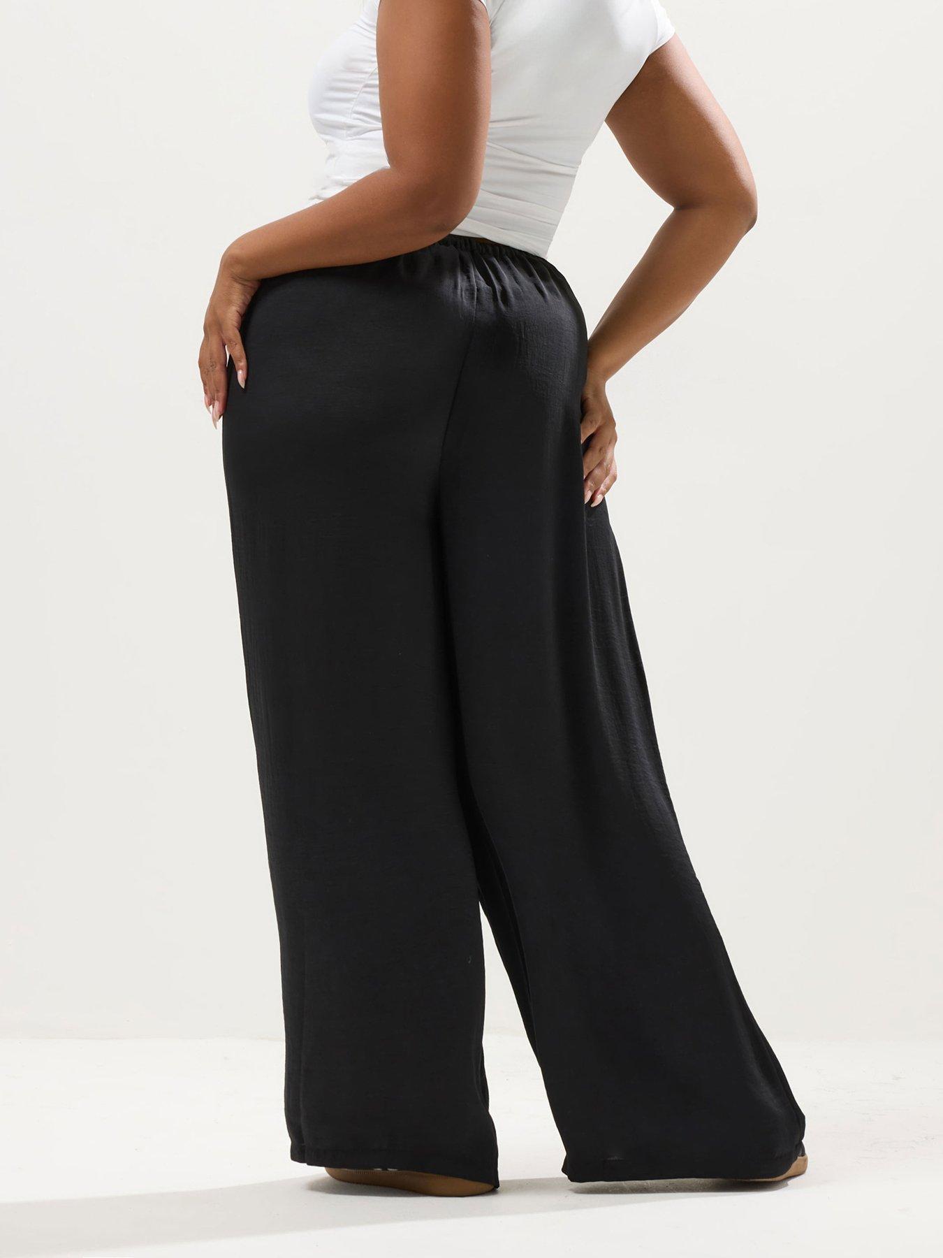 yours-curve-satin-wide-leg-pull-on-trouser-blackstillFront
