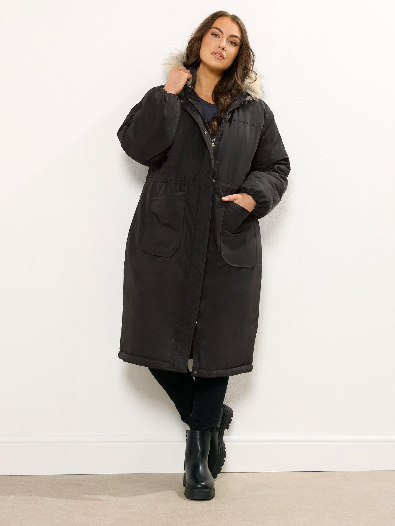 yours-curve-longline-luxe-parka-blackback