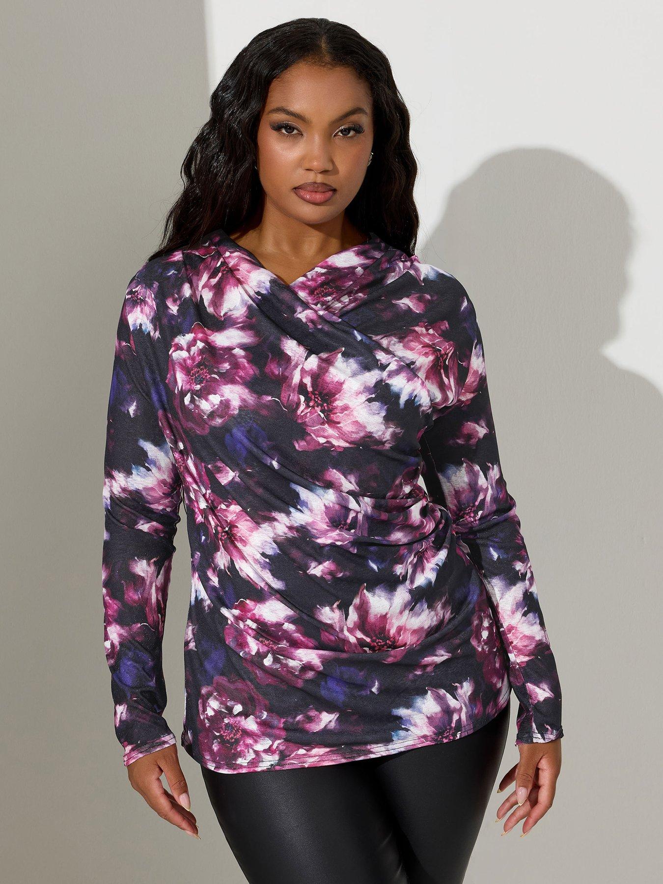 yours-curve-floral-wrap-top-purple